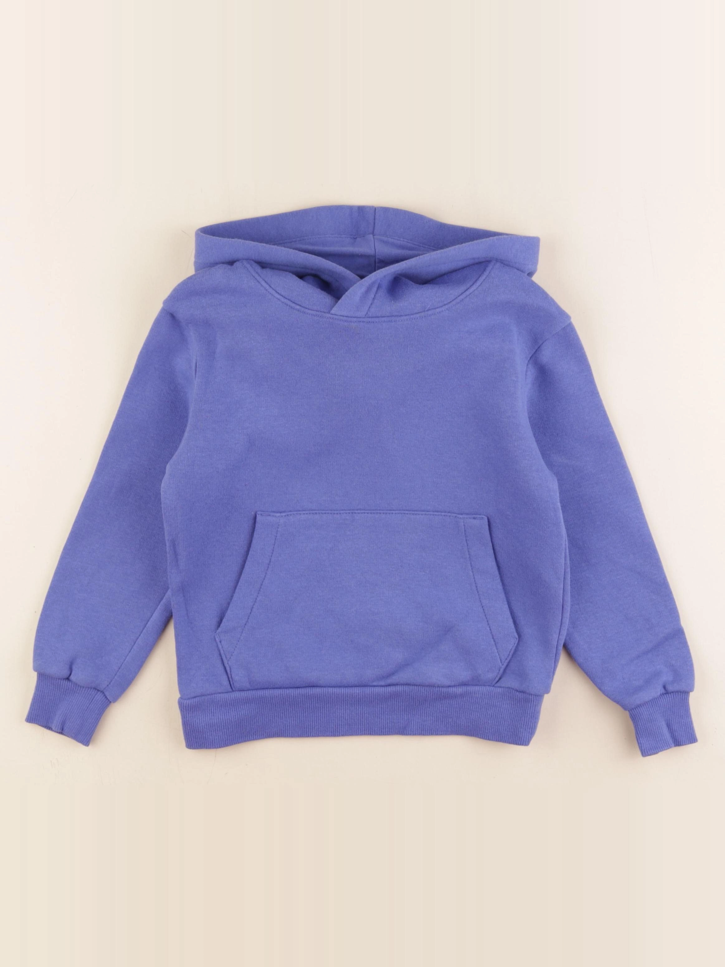 H&M - sweat bleu - 4/6 ans