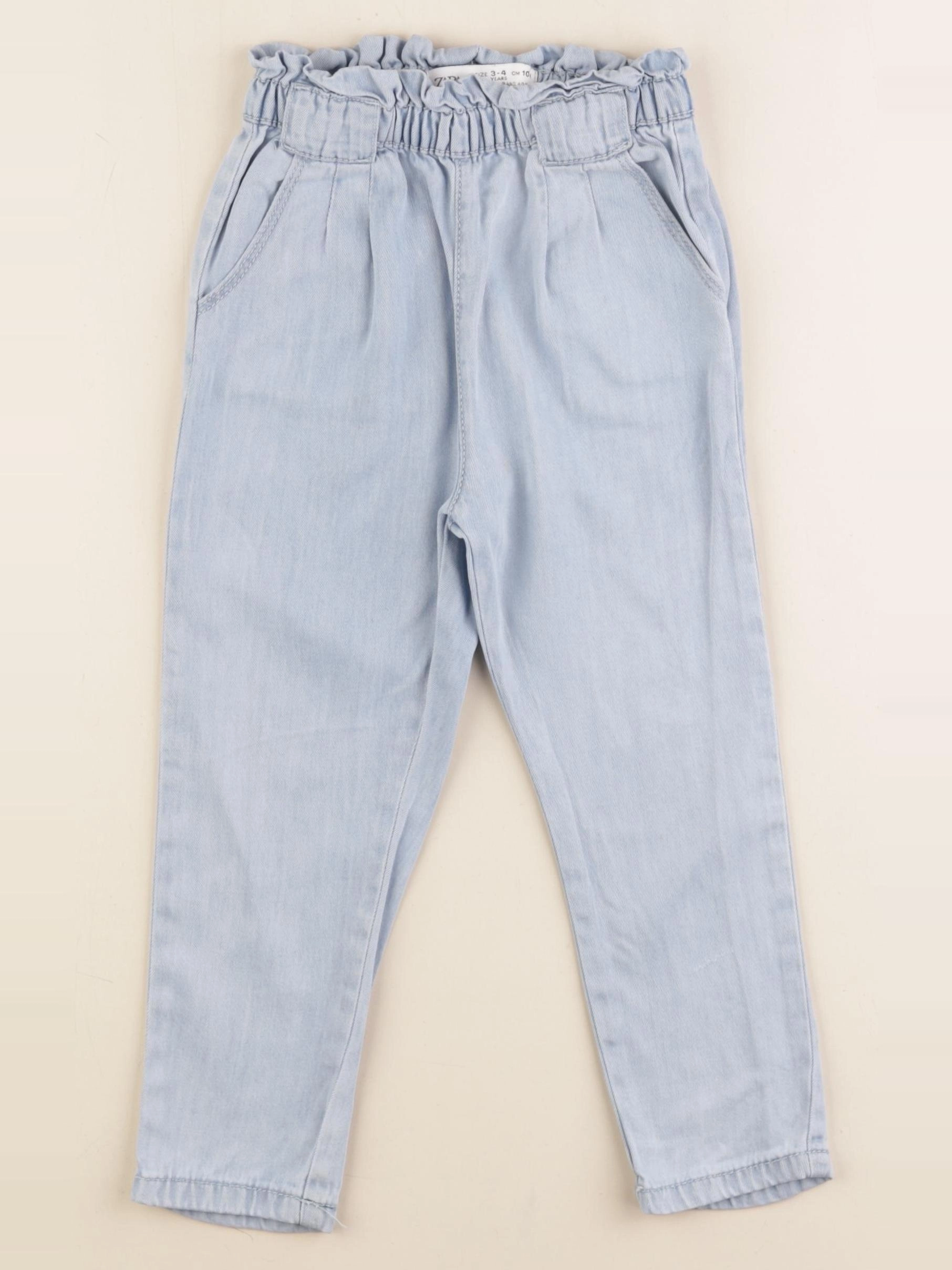 Zara - pantalon bleu - 3/4 ans
