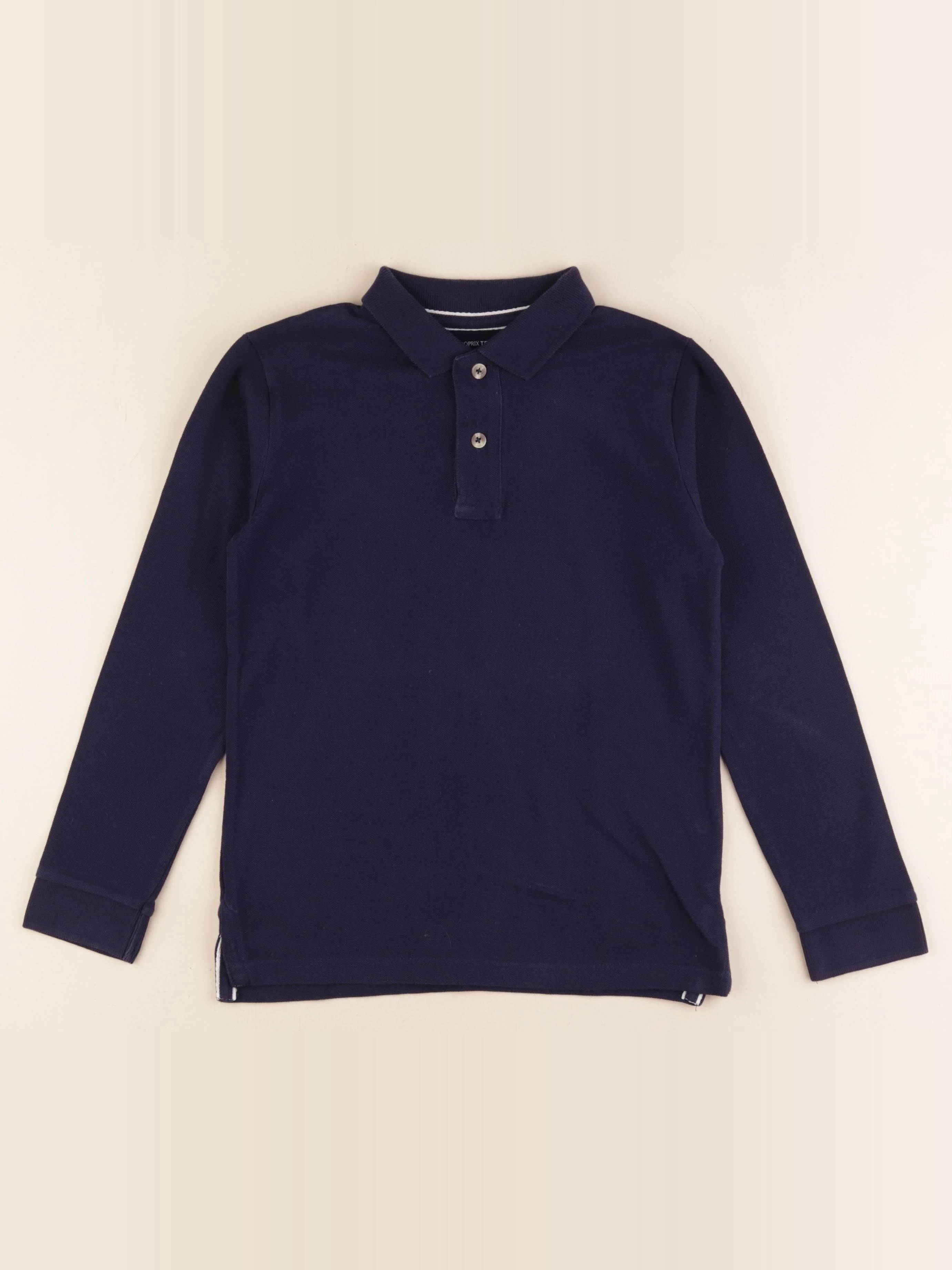 Monoprix - polo bleu - 10 ans