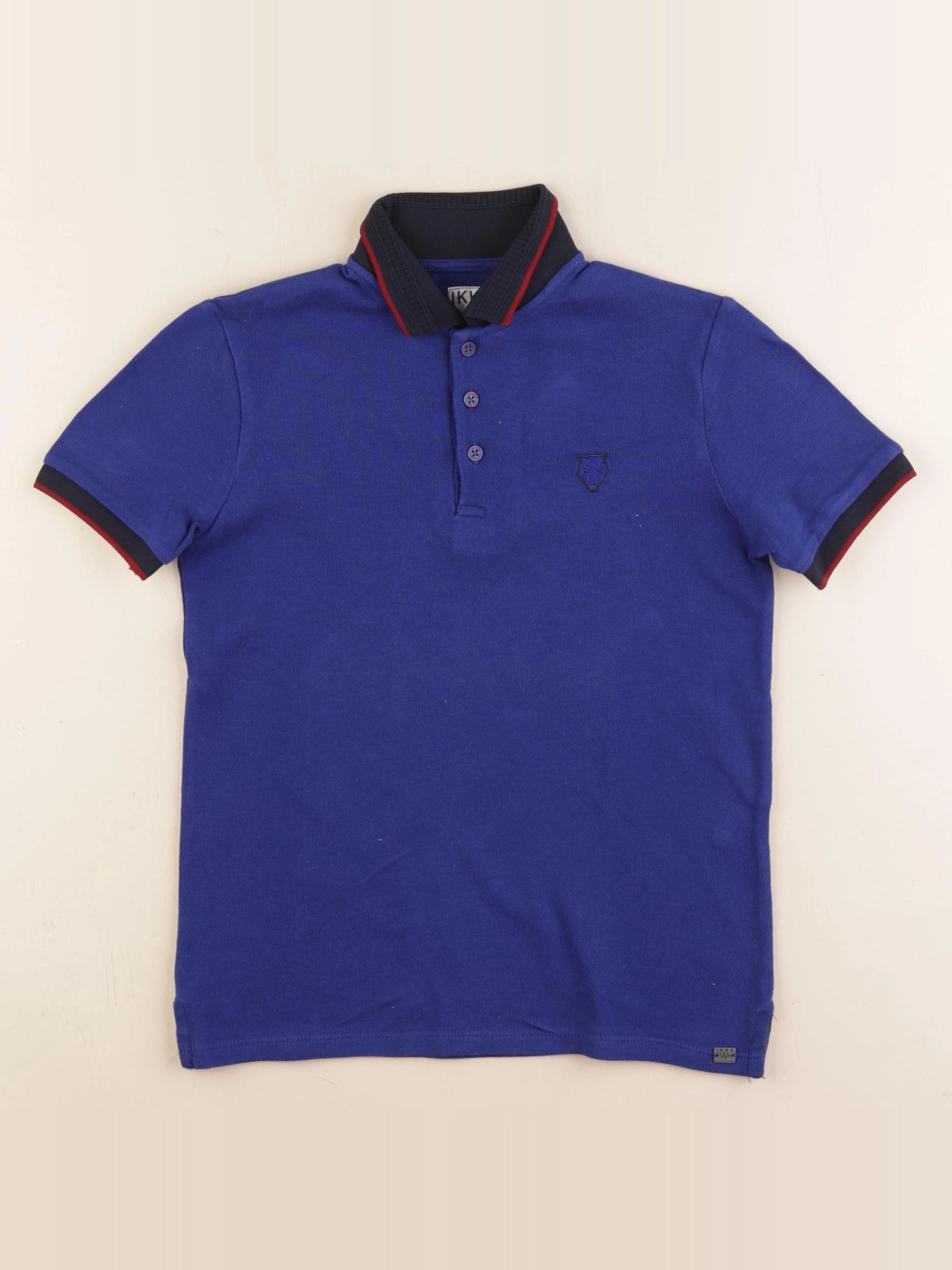IKKS - polo bleu - 10 ans