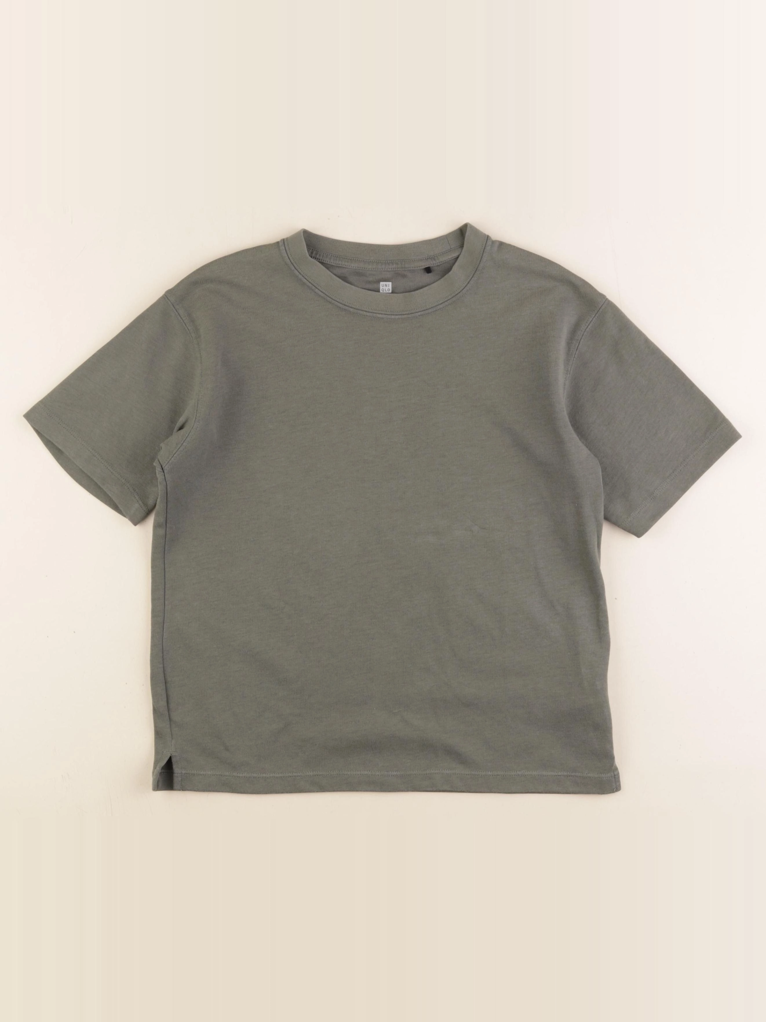Uniqlo - tee-shirt vert - 9/10 ans