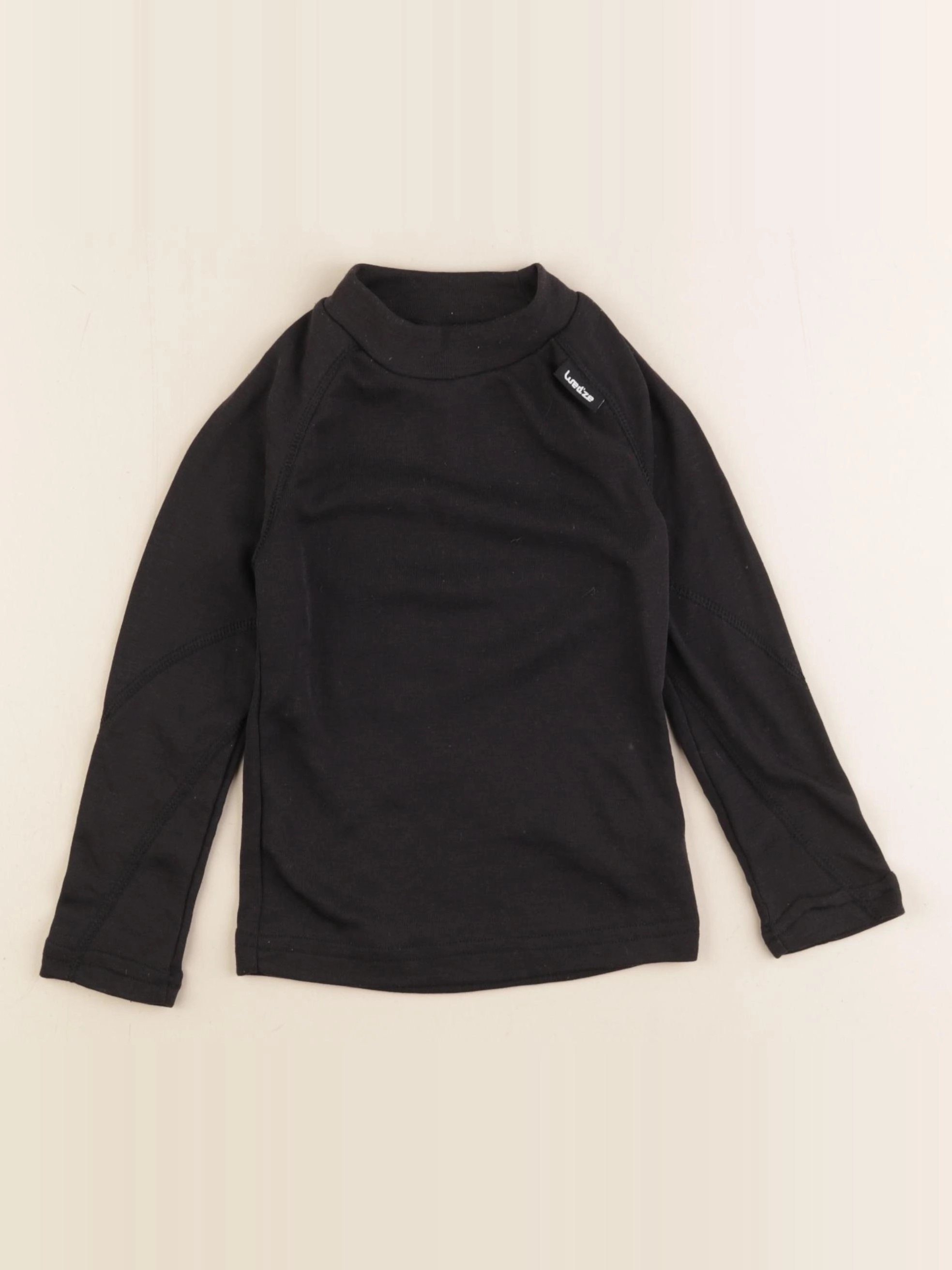 Decathlon ski - sous-pull technique noir - 4 ans