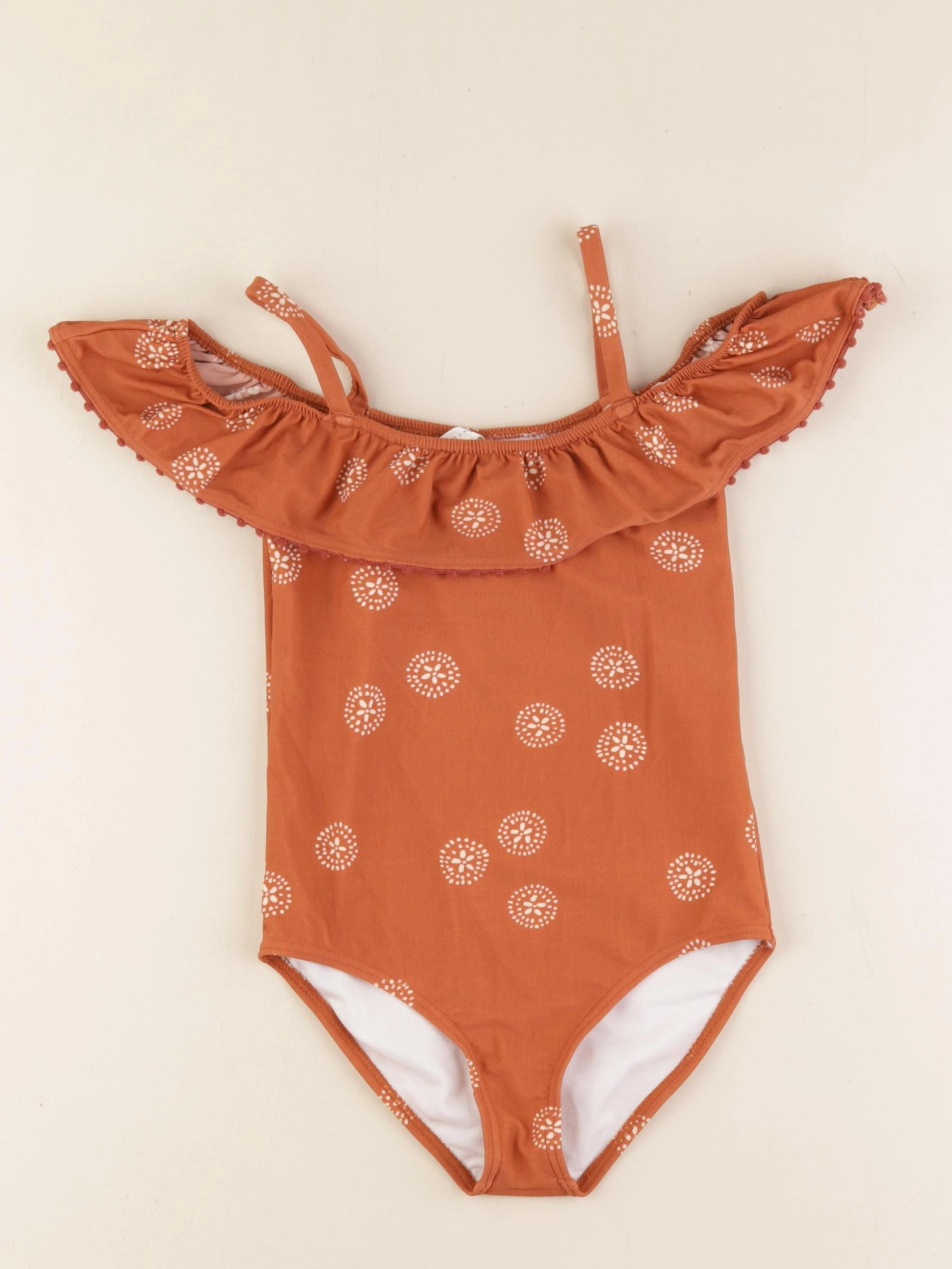 Rylee + Cru - maillot de bain orange - 6/7 ans