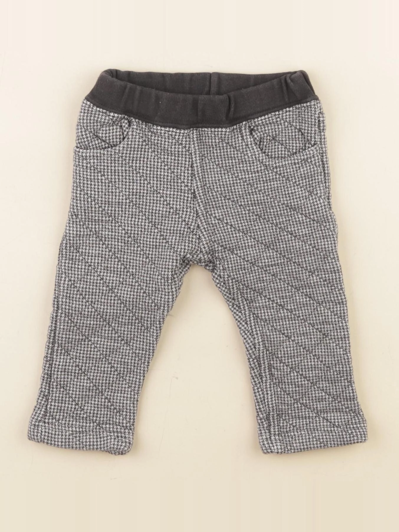 Petit Bateau - pantalon bleu - 3 mois