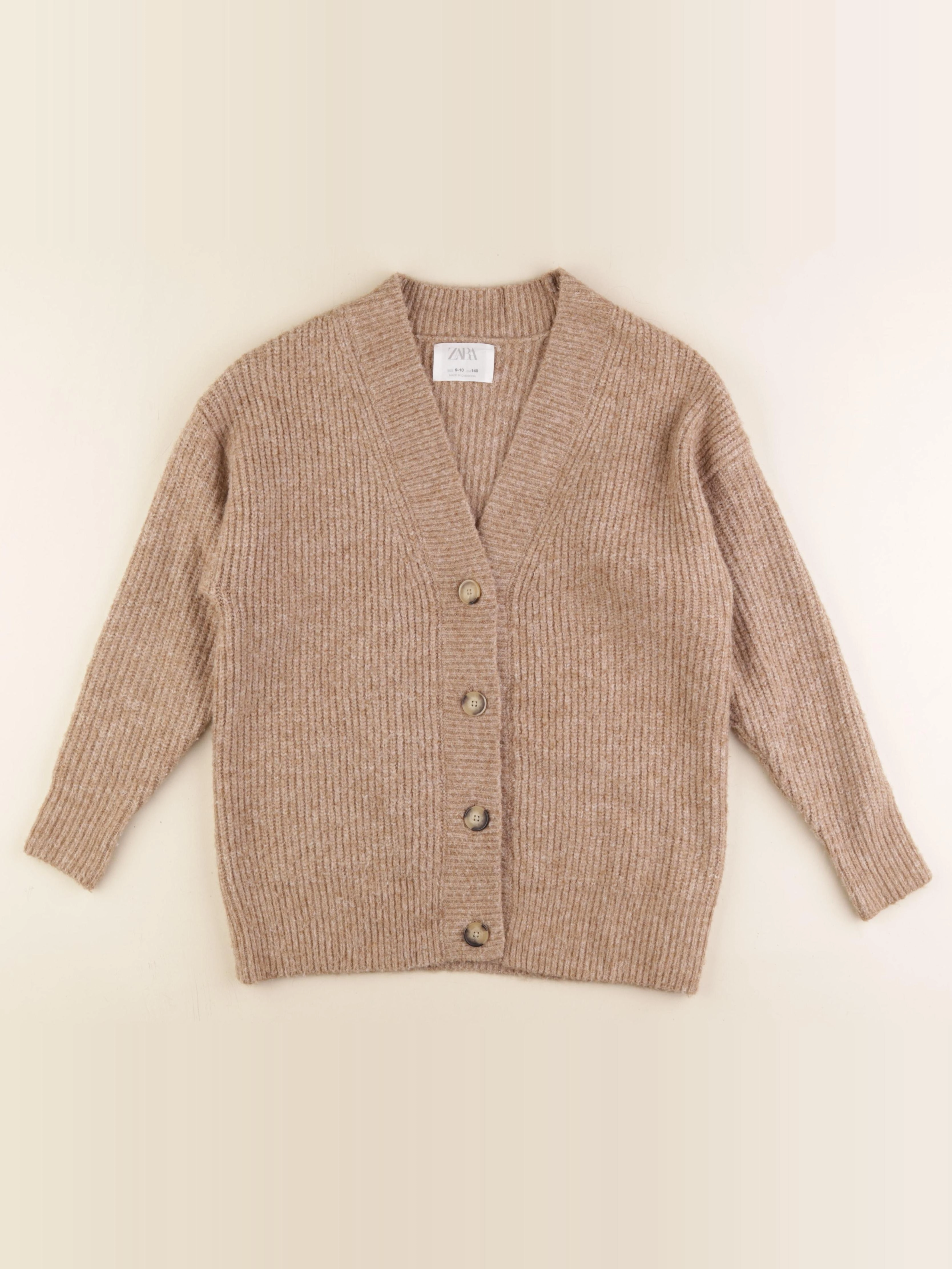 Zara - gilet beige - 9/10 ans