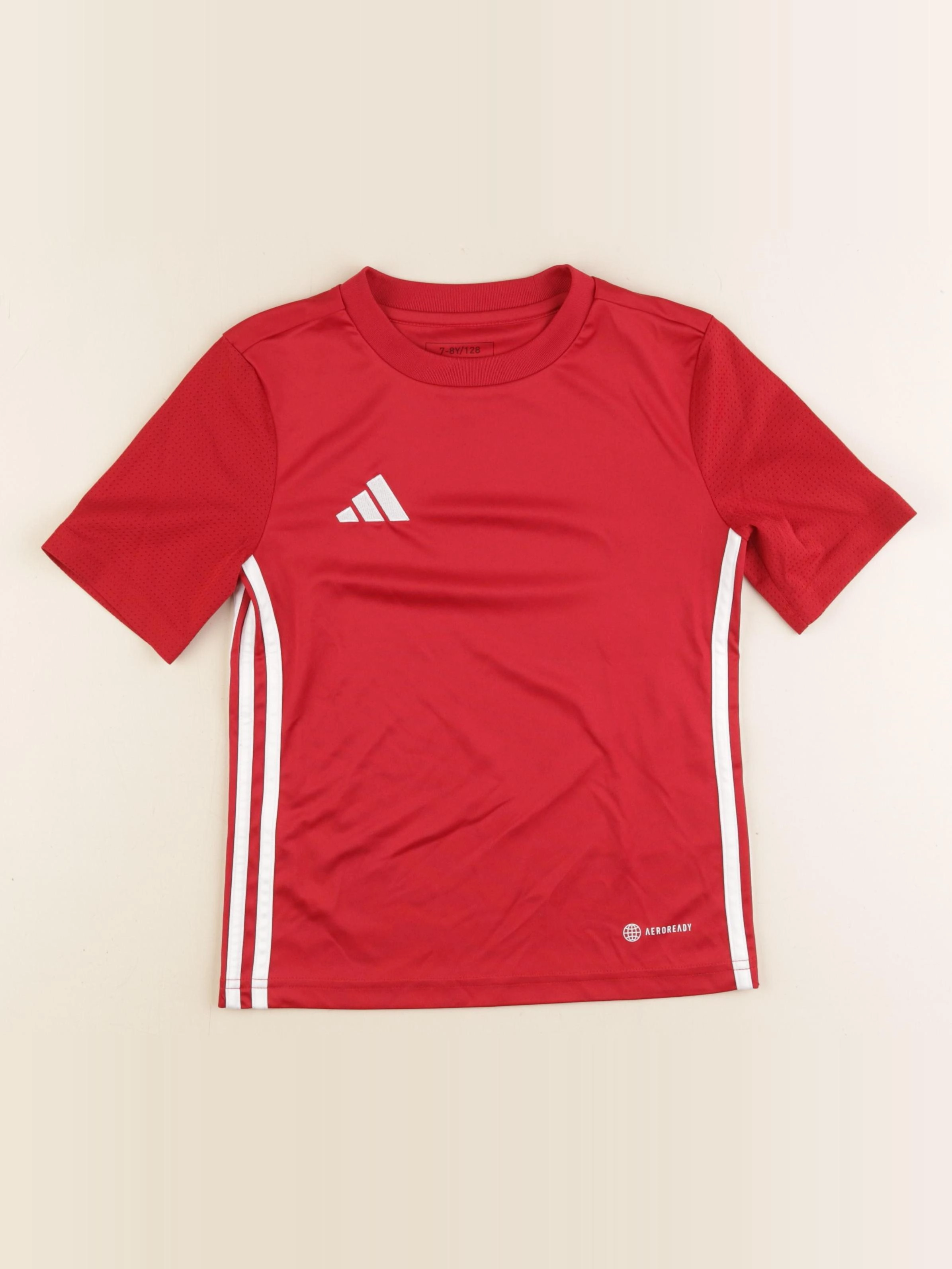 Adidas - tee-shirt rouge - 7/8 ans