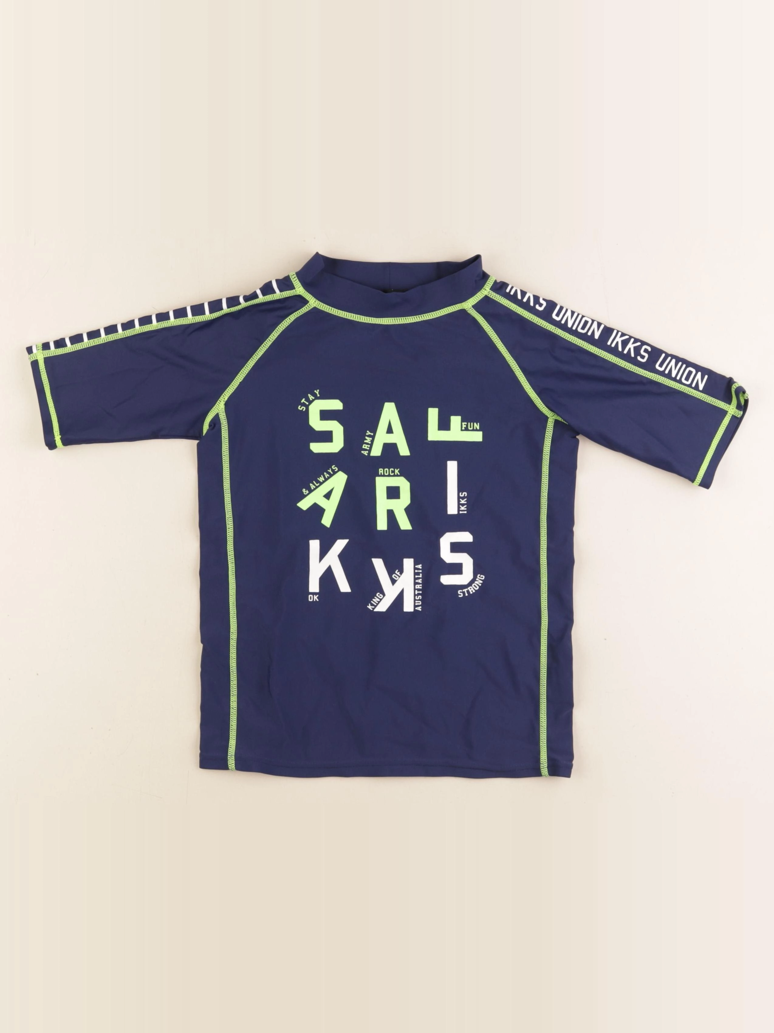 IKKS - tee-shirt de bain bleu - 8 ans