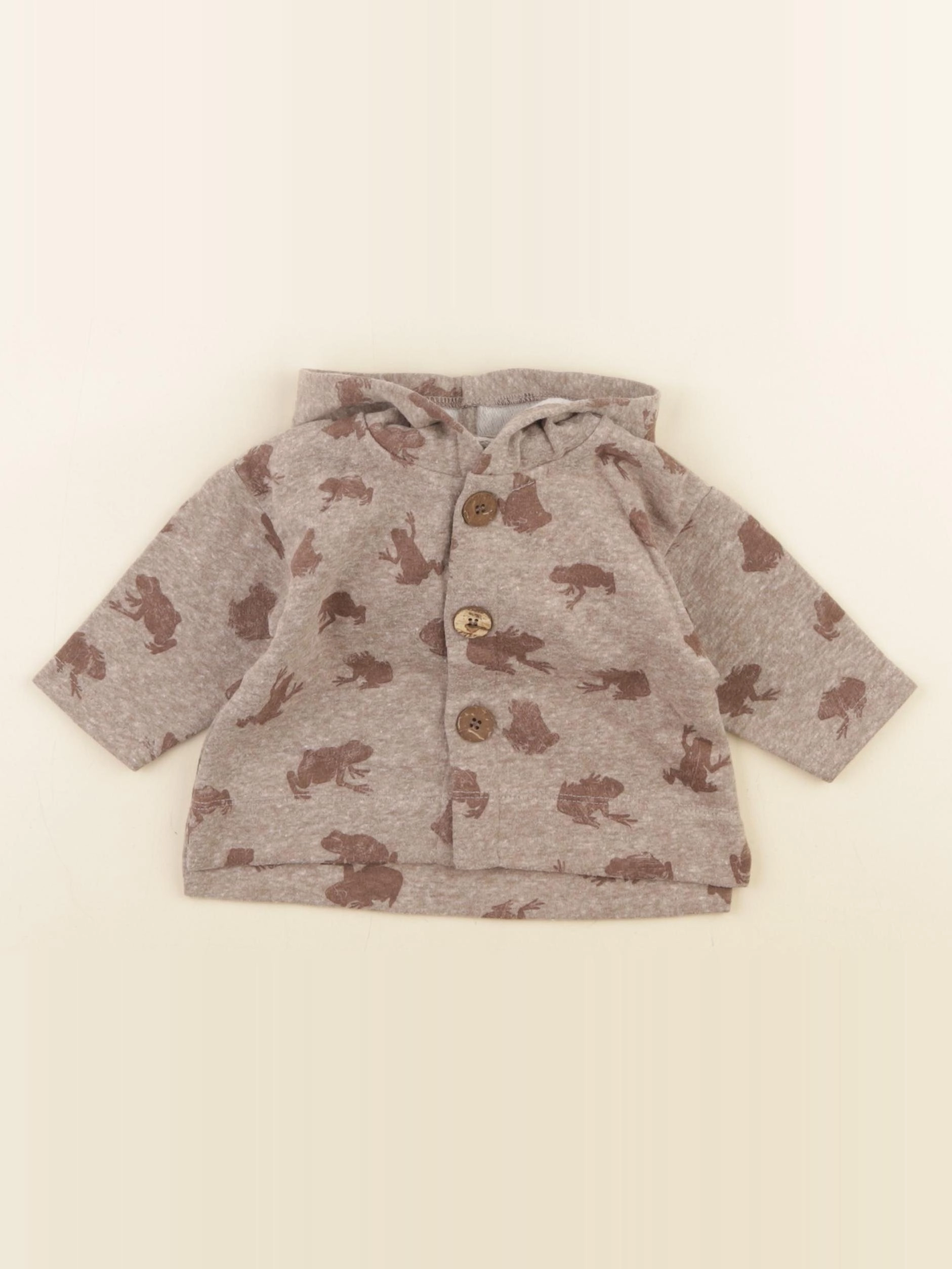 Play Up - sweat marron - 3 mois