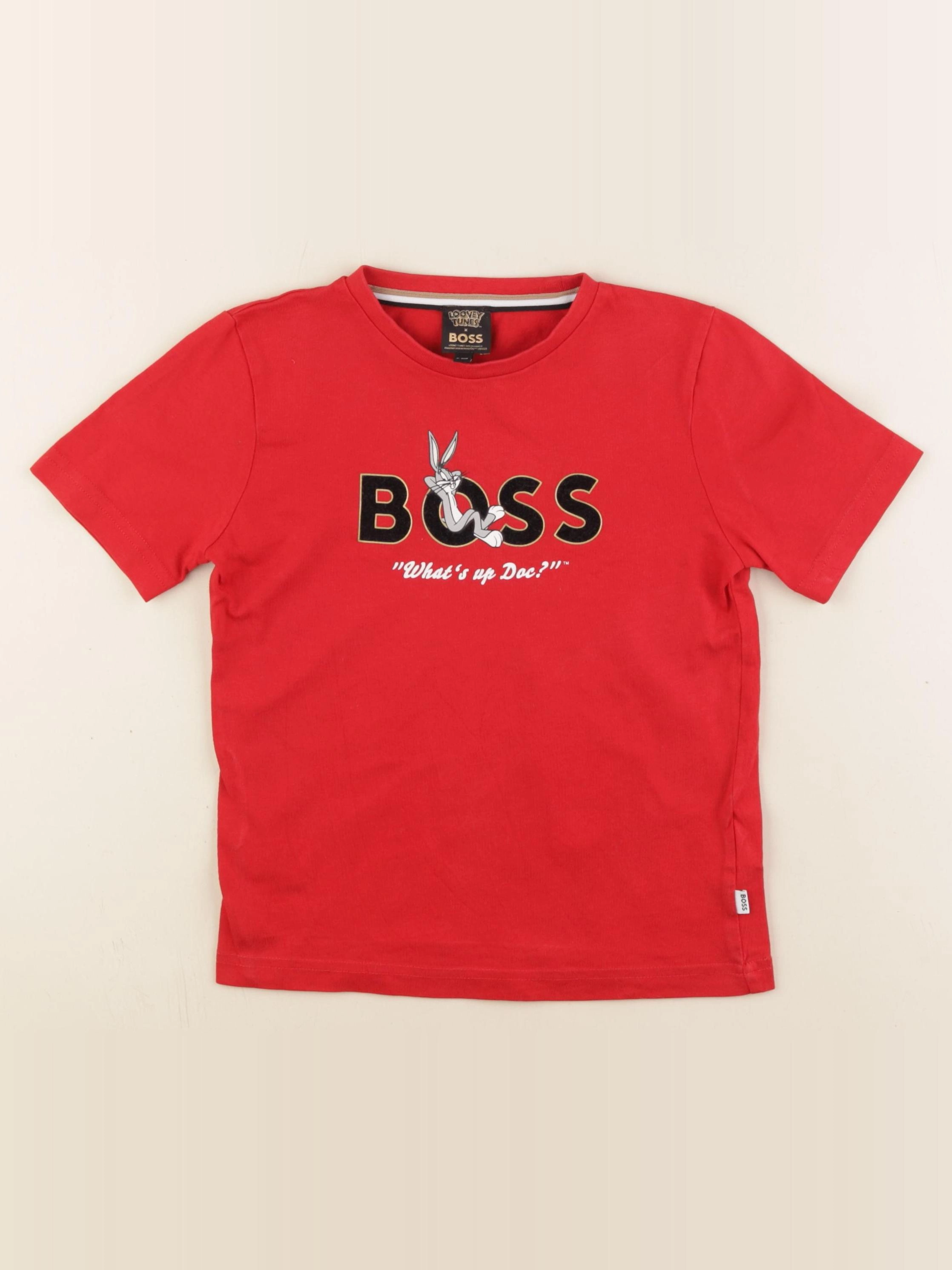 Hugo Boss - tee-shirt rouge - 5 ans