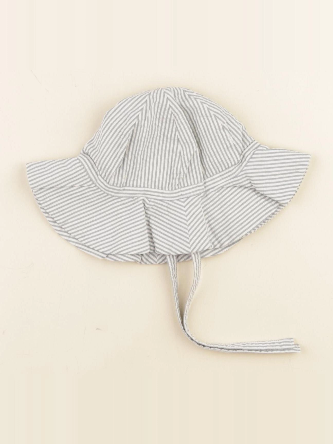 Petit Bateau - chapeau bleu, blanc - 3/6 mois