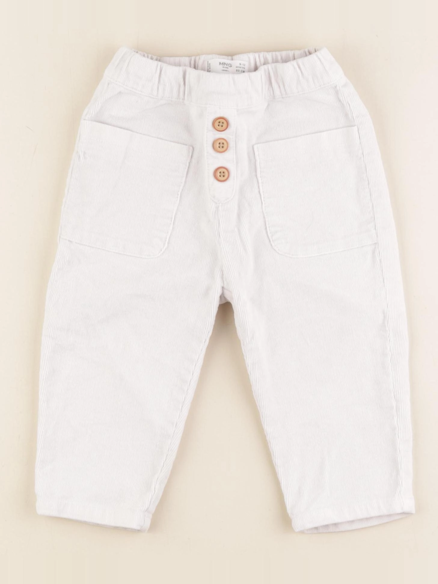 Mango - pantalon blanc - 9/12 mois