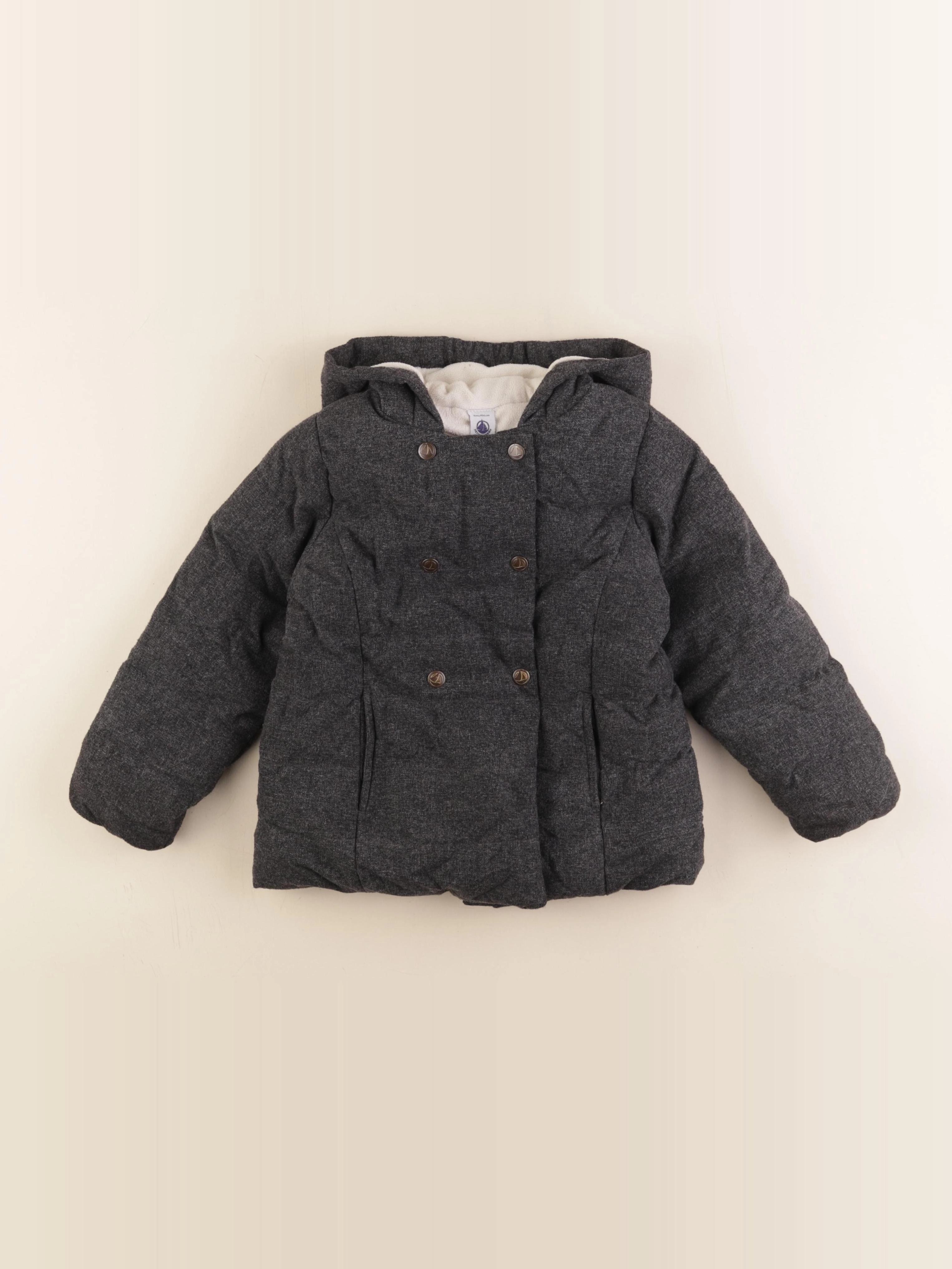 Petit Bateau - veste gris - 4 ans