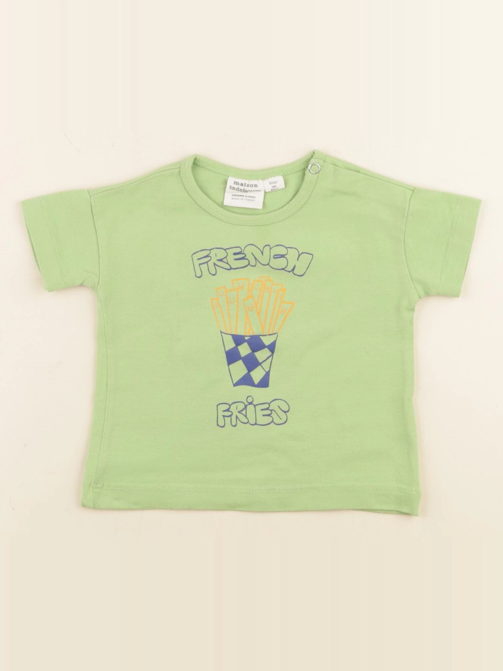 Maison Tadaboum - tee-shirt vert - 6 mois