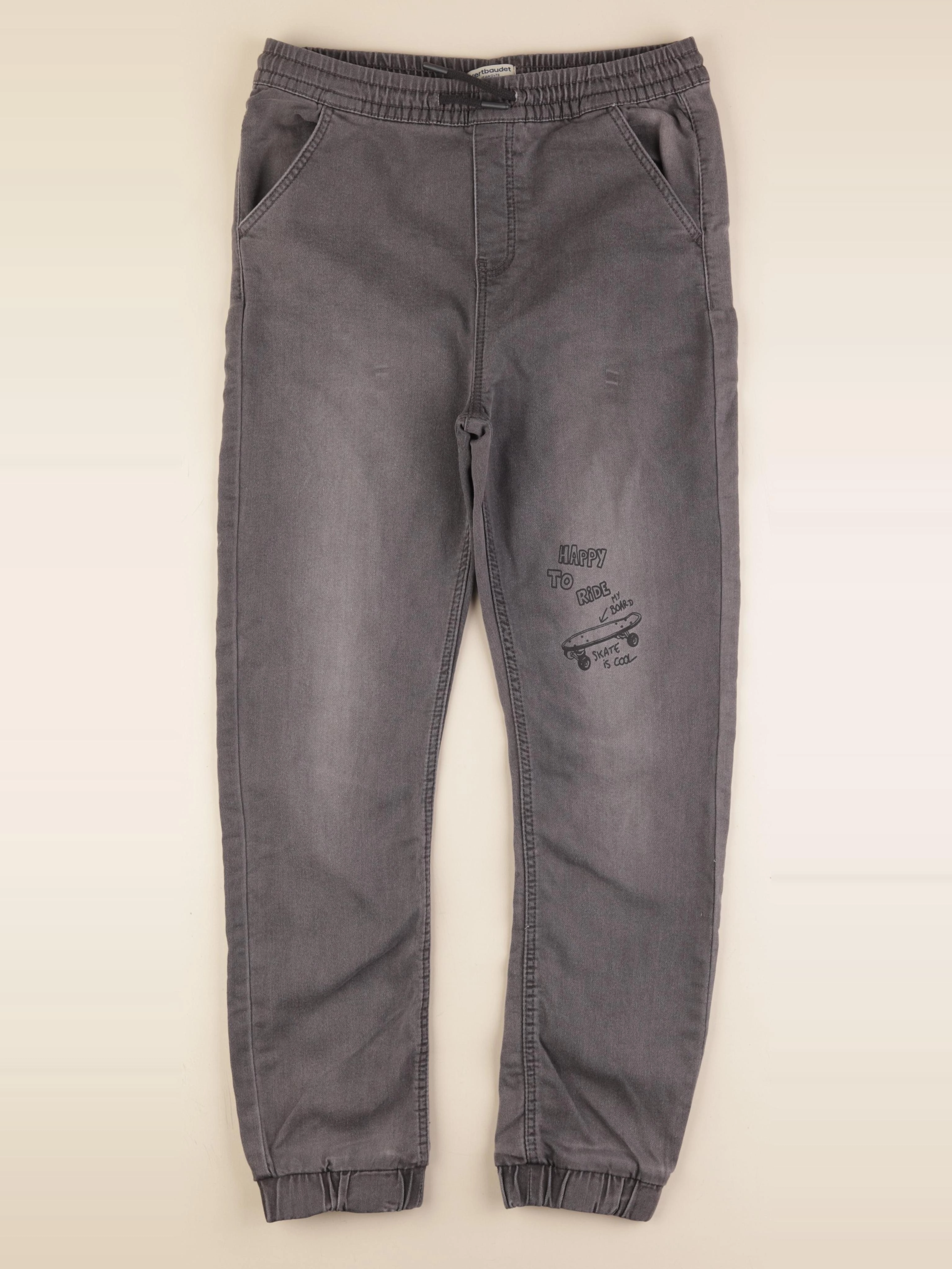 Vertbaudet - jean gris - 14 ans