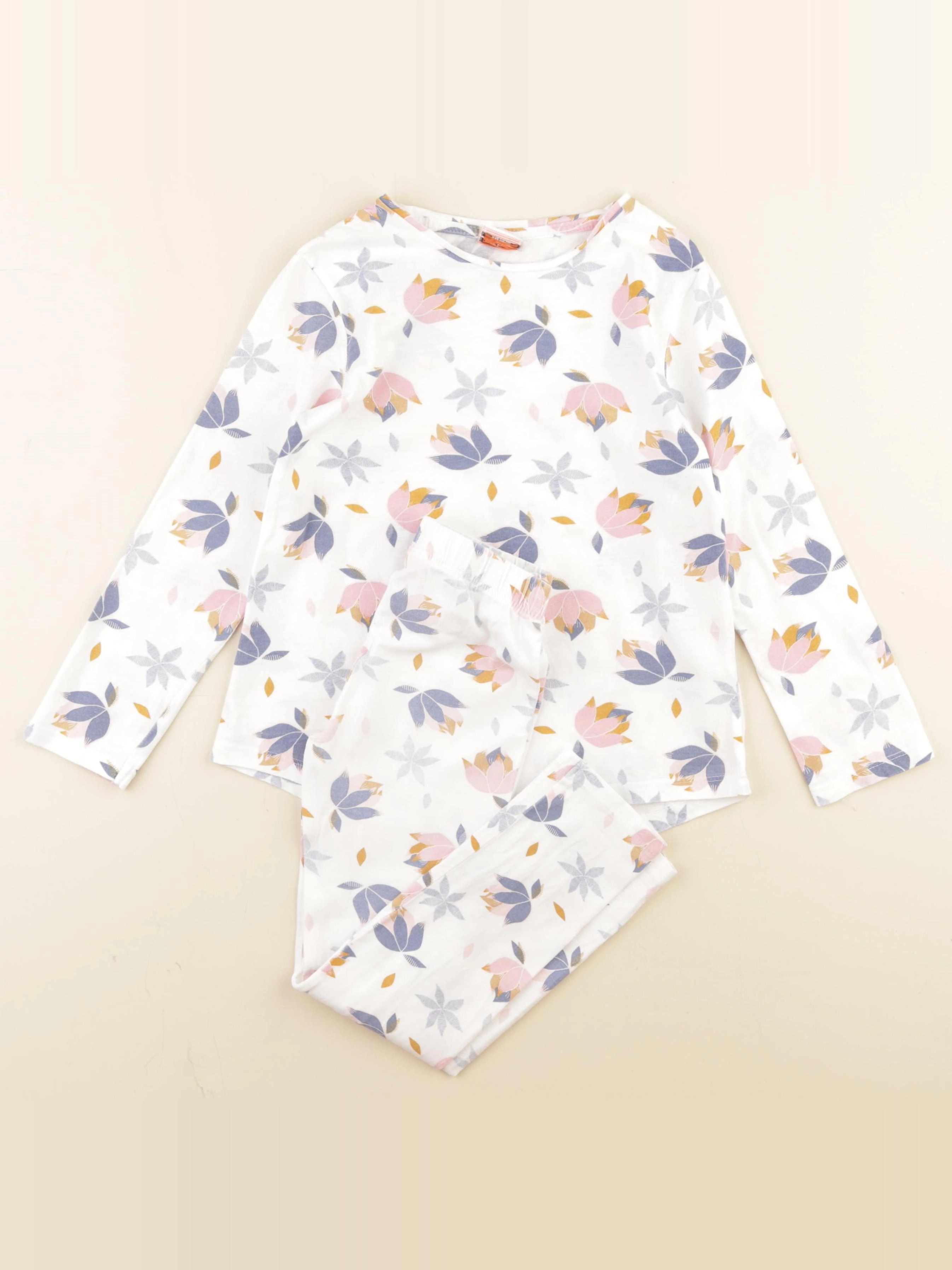 Tape à l'oeil - pyjama coton blanc - 6 ans