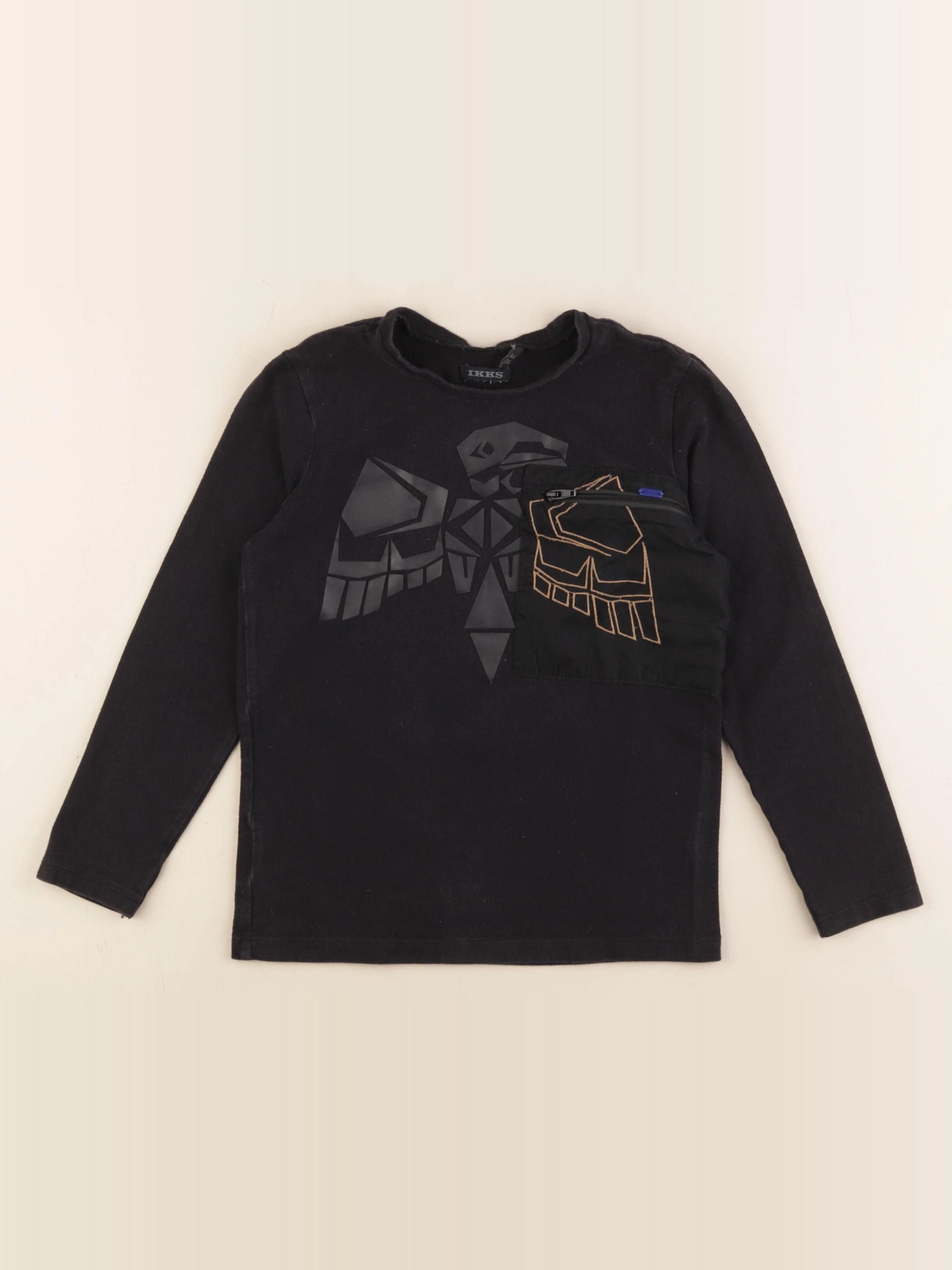 IKKS - tee-shirt noir - 6 ans