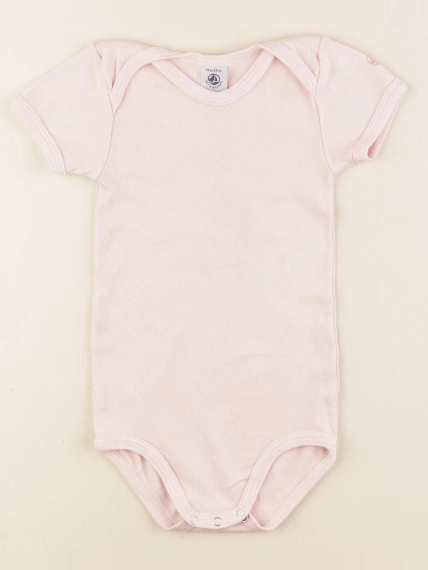 Petit Bateau - body rose - 36 mois