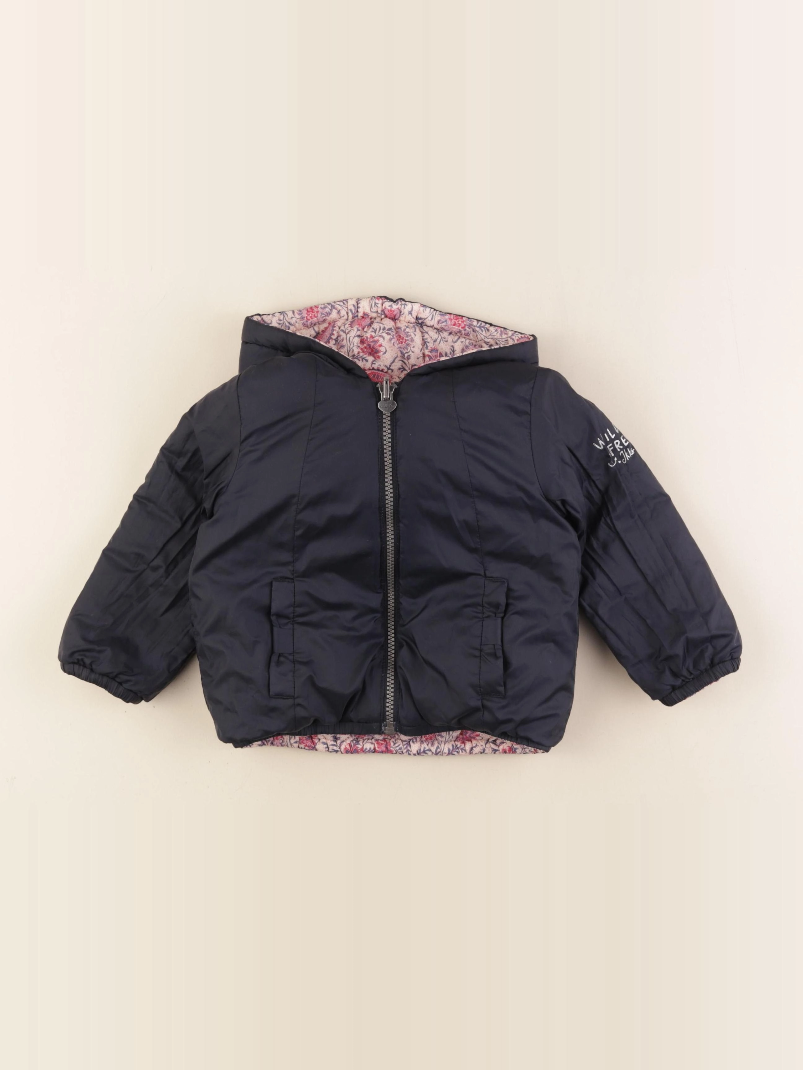 IKKS - doudoune réversible multicolore - 2 ans