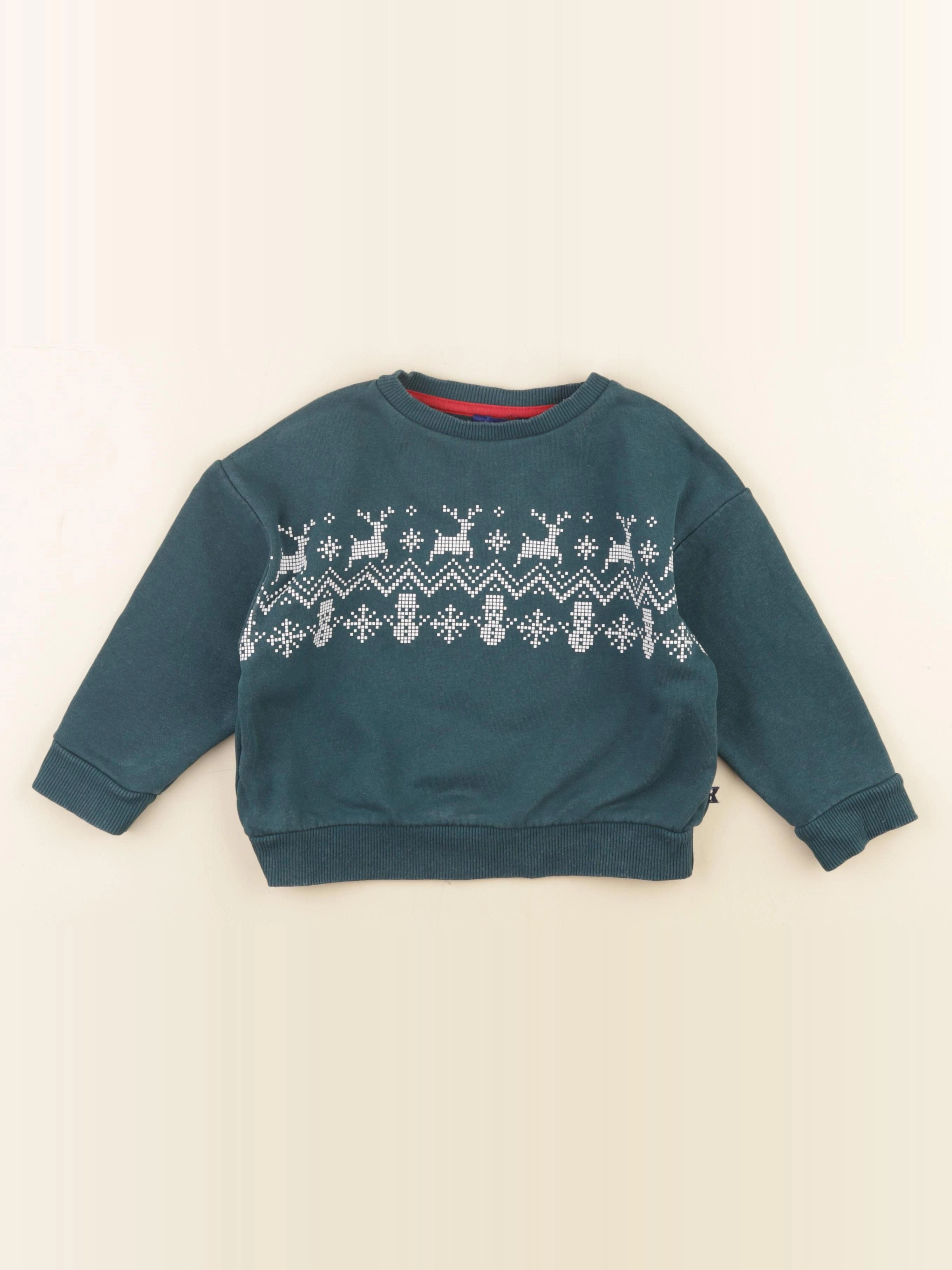 Okaidi - sweat vert - 3 ans