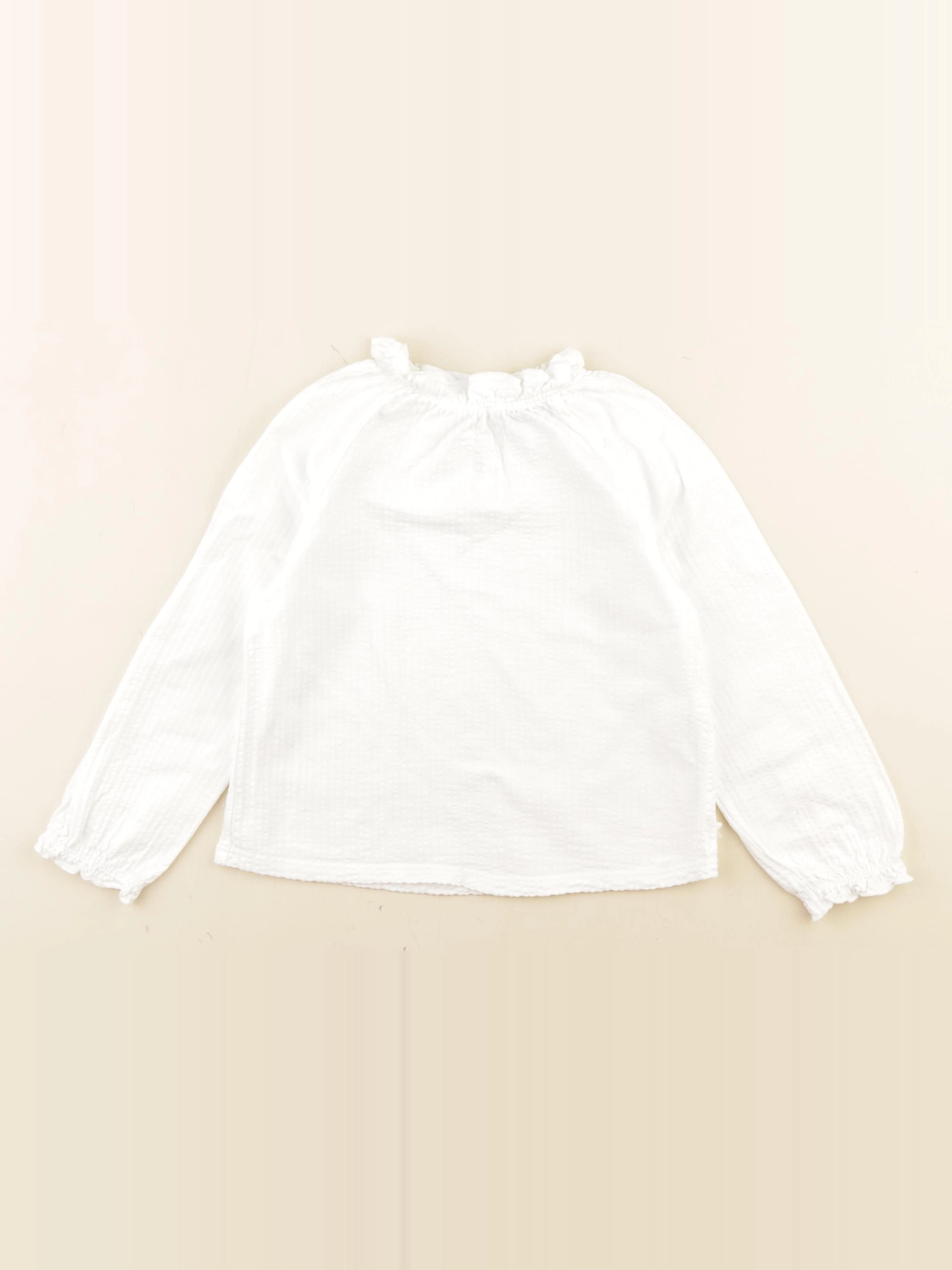 Okaidi - blouse blanc - 6 ans