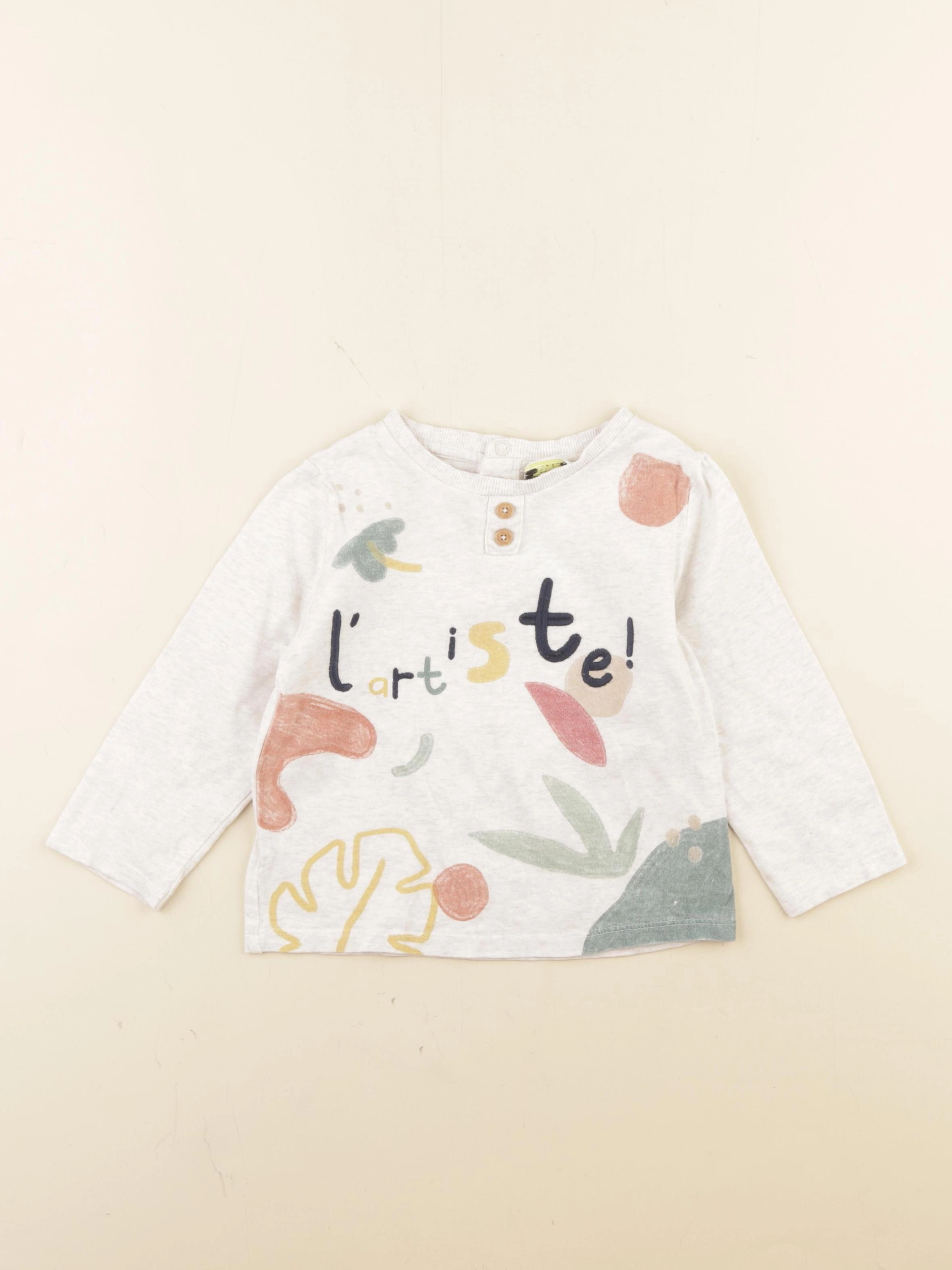 Tape à l'oeil - tee-shirt beige - 36 mois