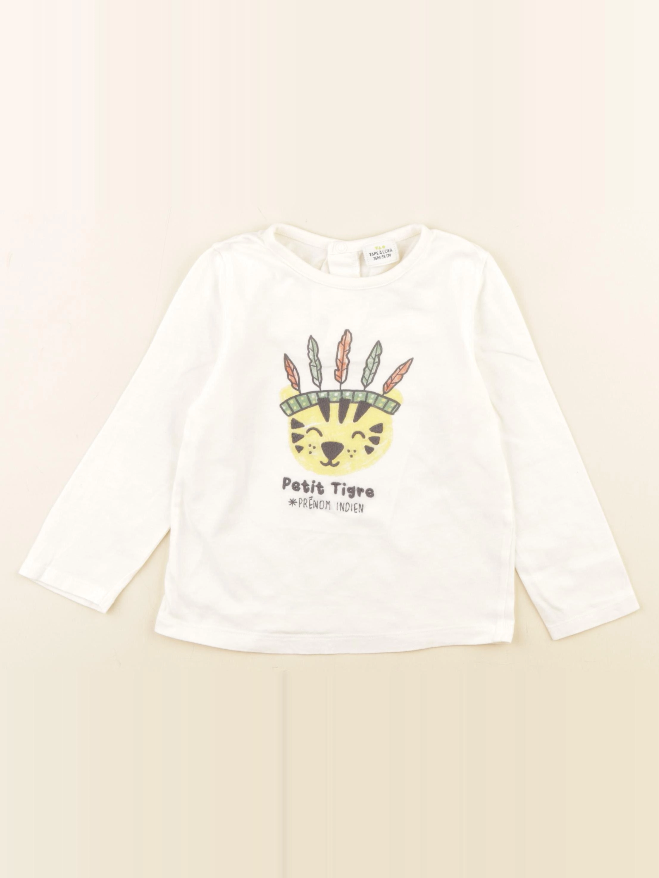 Tape à l'oeil - tee-shirt beige - 36 mois