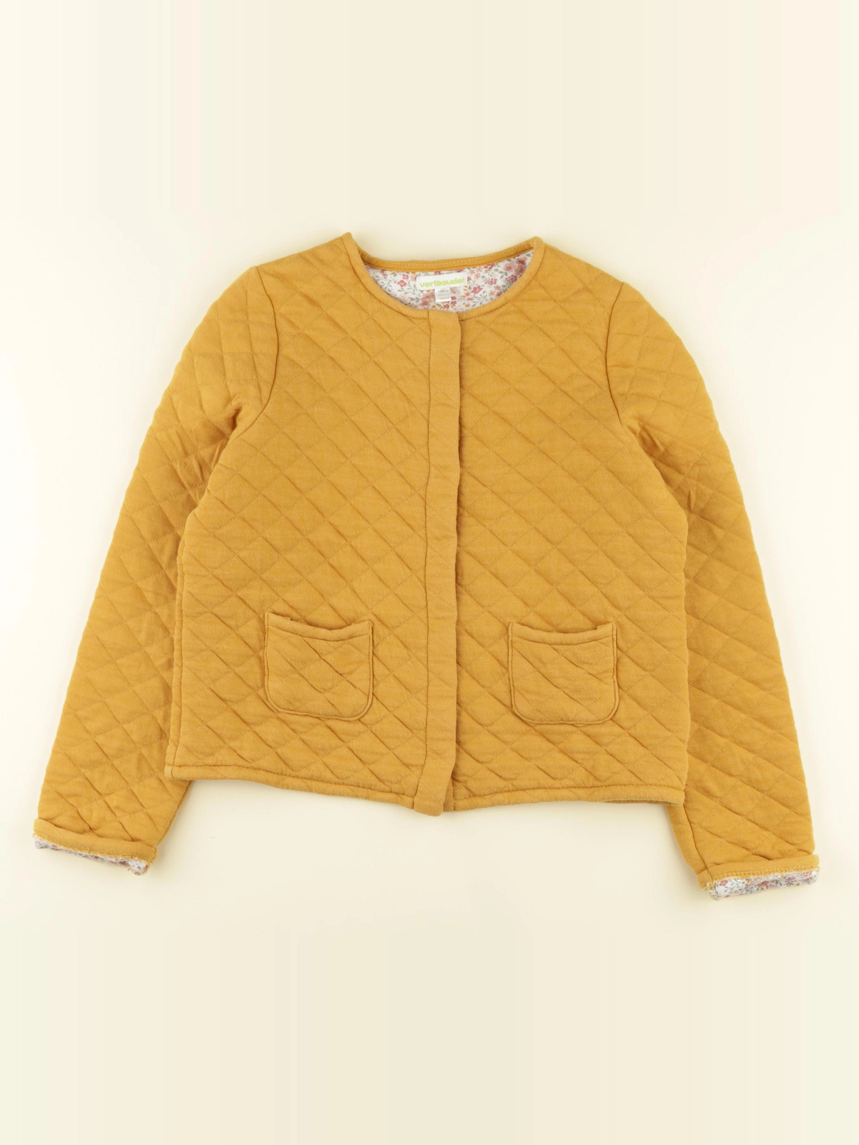 Vertbaudet - veste jaune - 10 ans