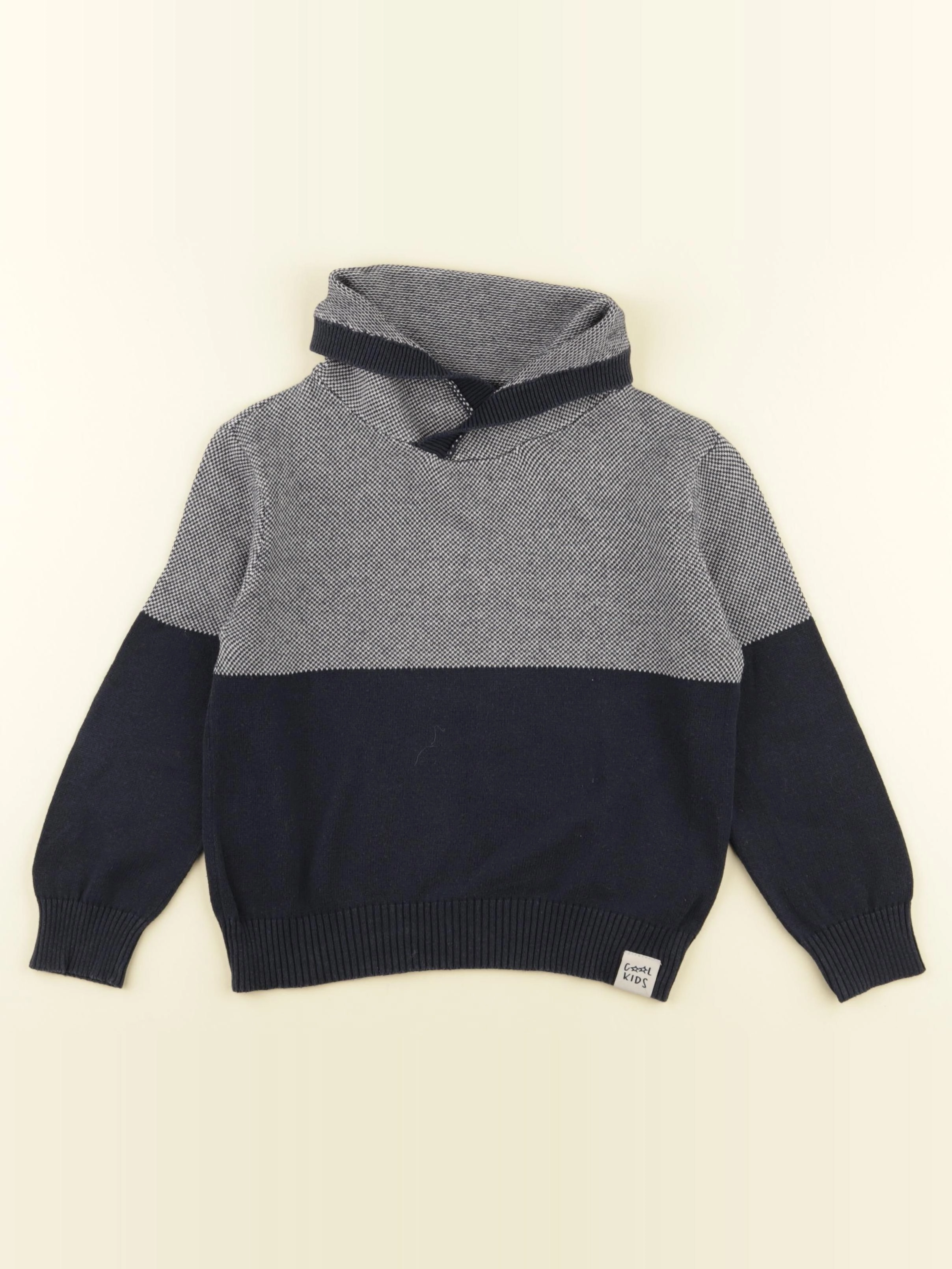 Vertbaudet - pull bleu - 5 ans