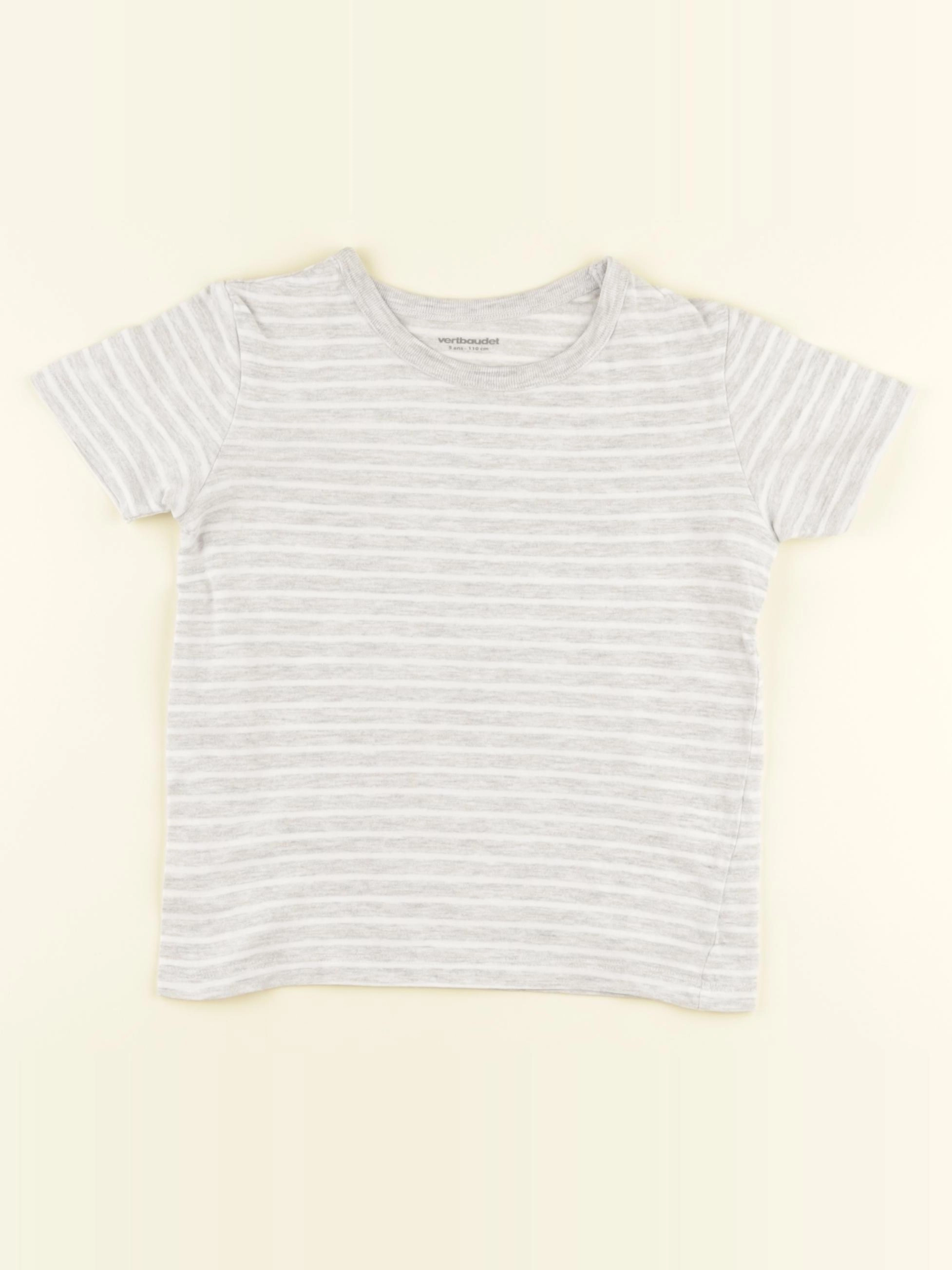 Vertbaudet - maillot de corps gris - 5 ans