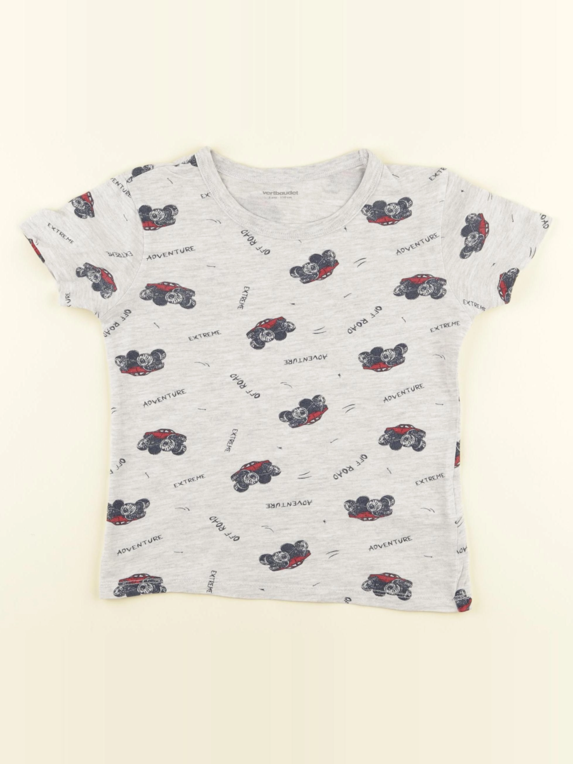 Vertbaudet - maillot de corps gris - 5 ans