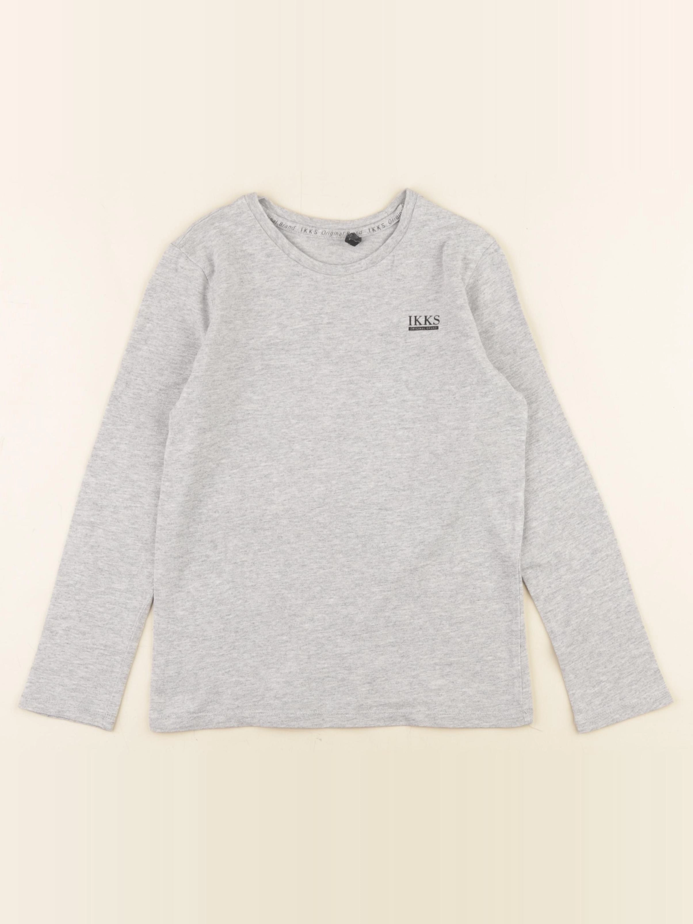 IKKS - tee-shirt gris - 8 ans