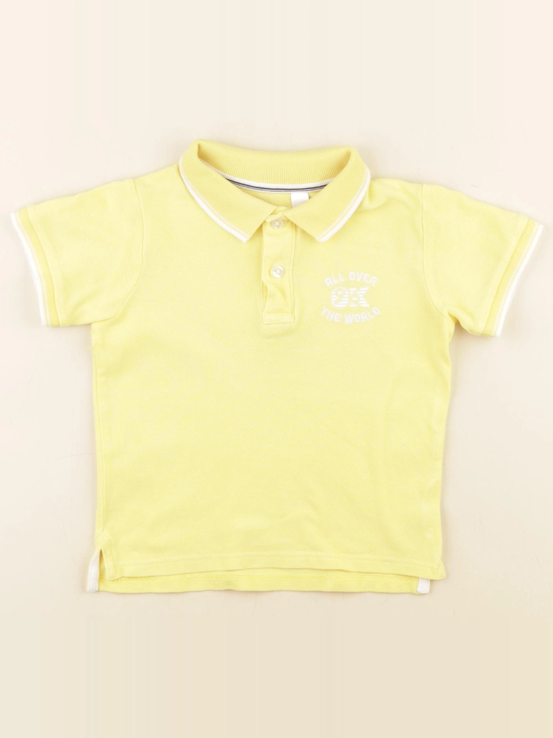 Okaidi - polo jaune - 3 ans