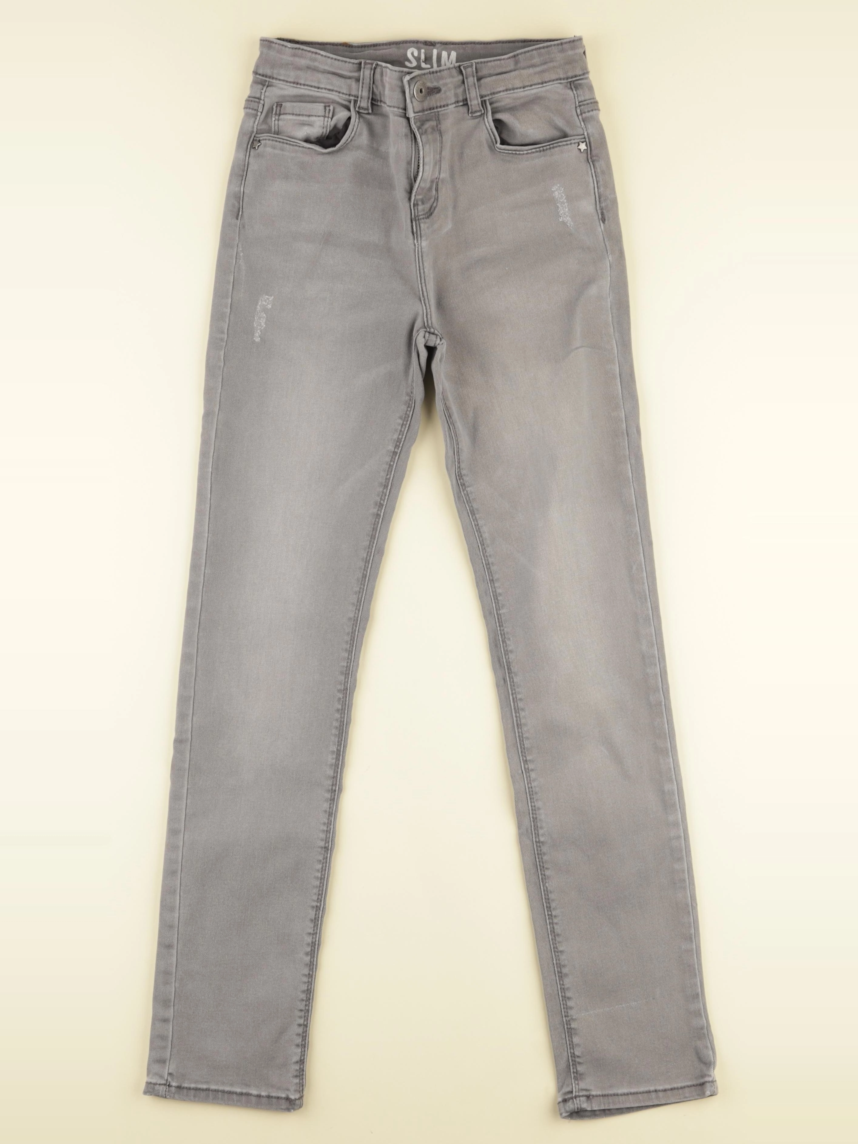 Vertbaudet - jean gris - 12 ans