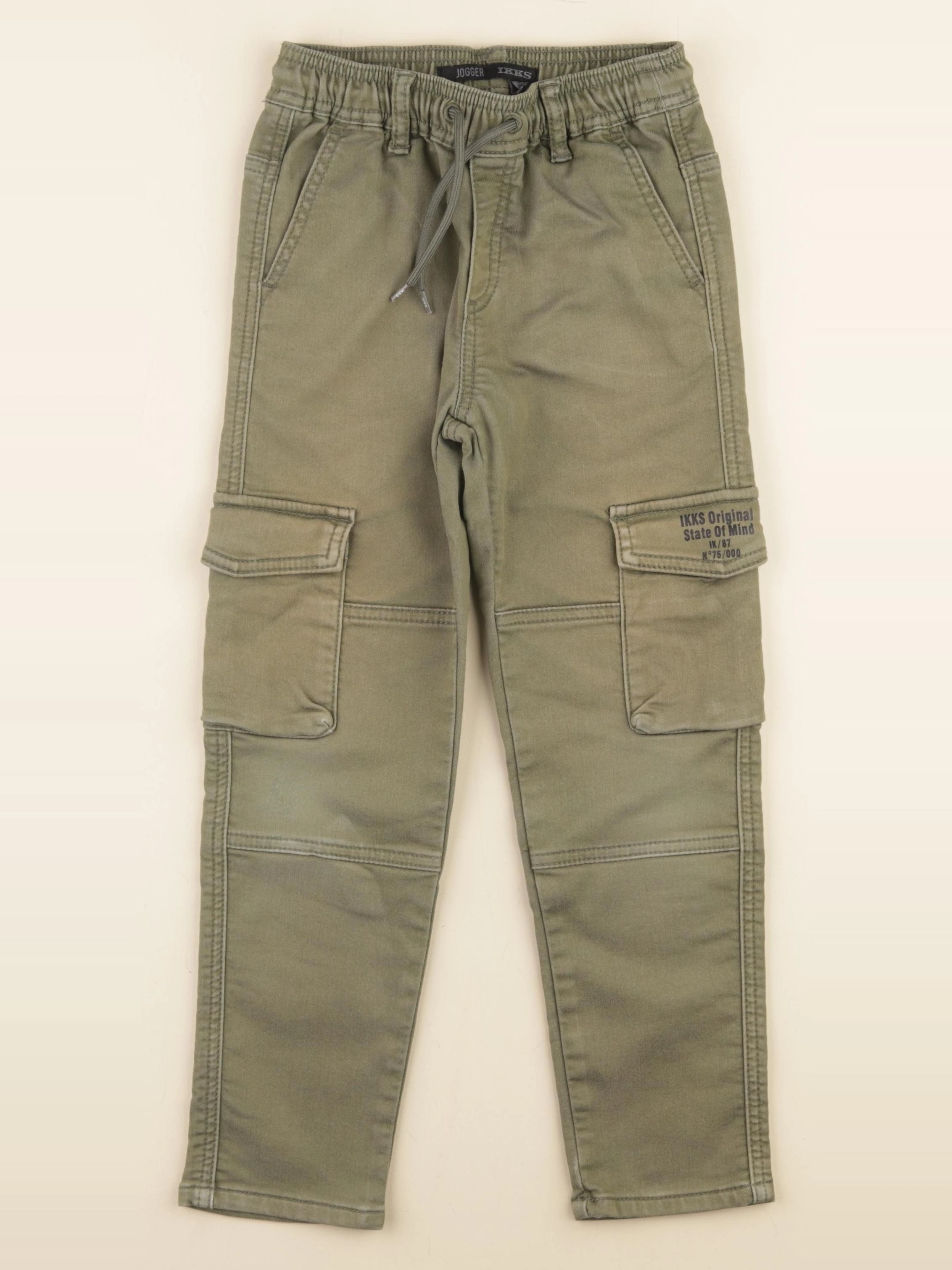IKKS - pantalon vert - 7 ans
