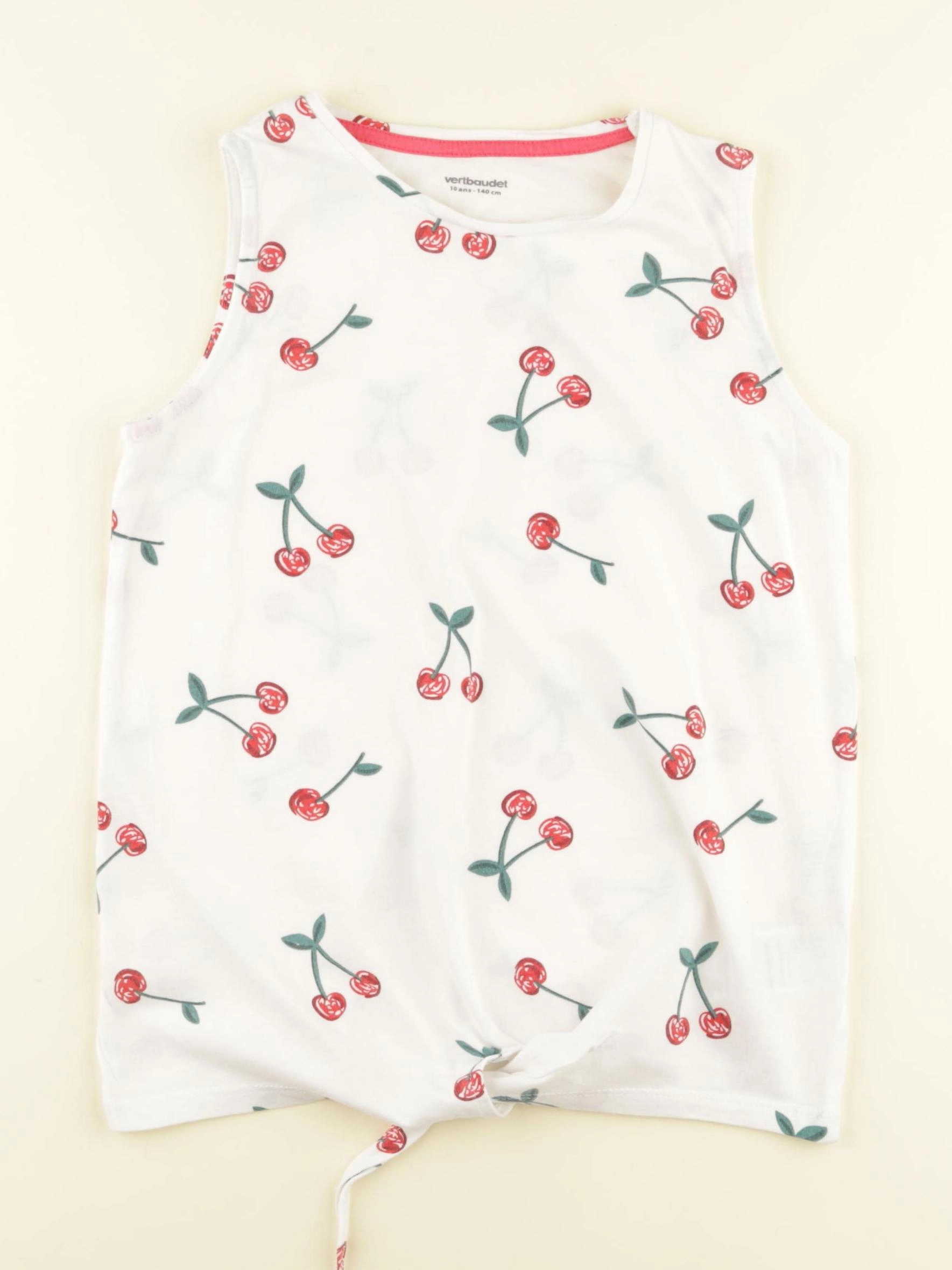 Vertbaudet - débardeur blanc - 10 ans