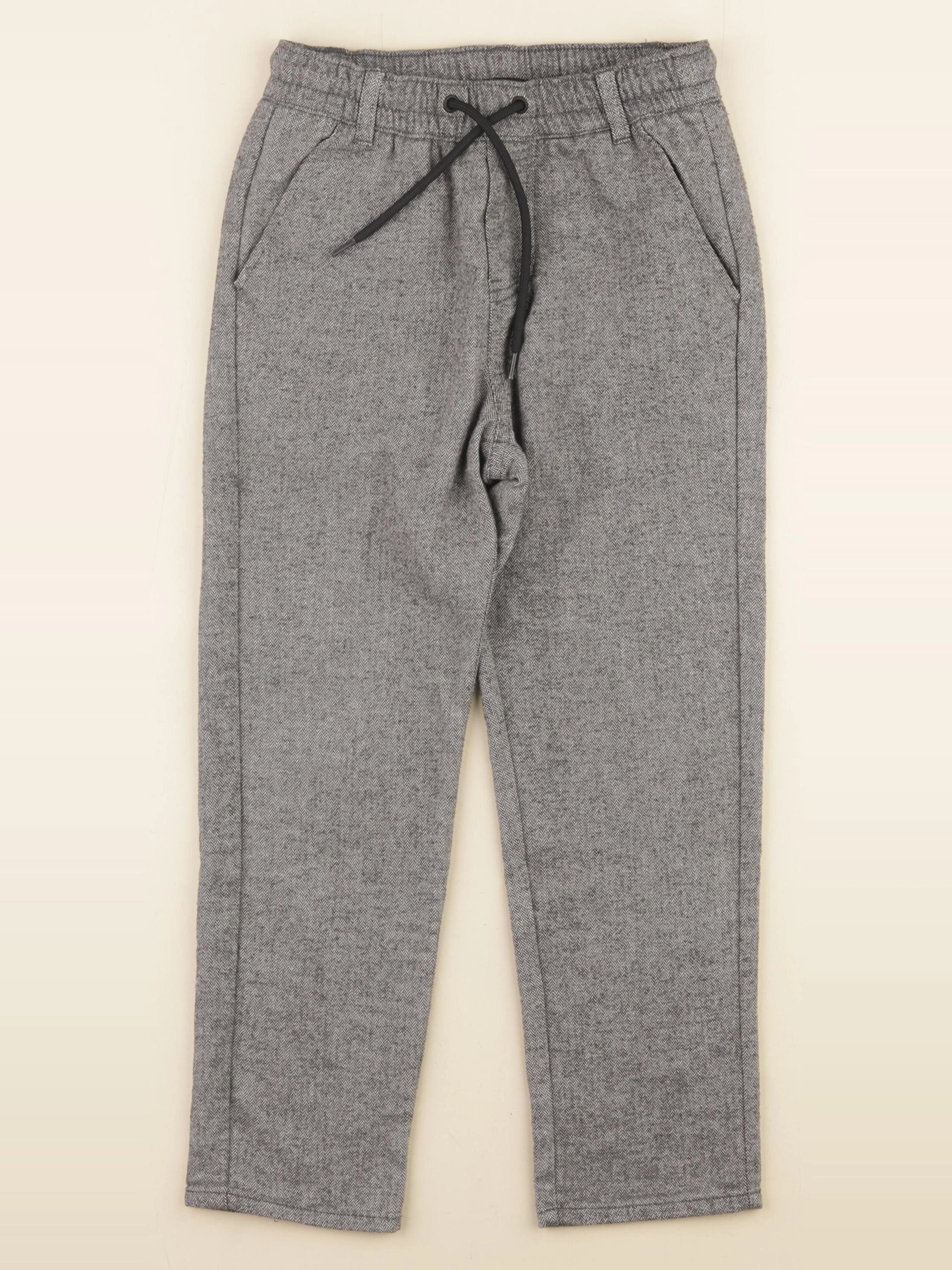 IKKS - pantalon gris - 7 ans