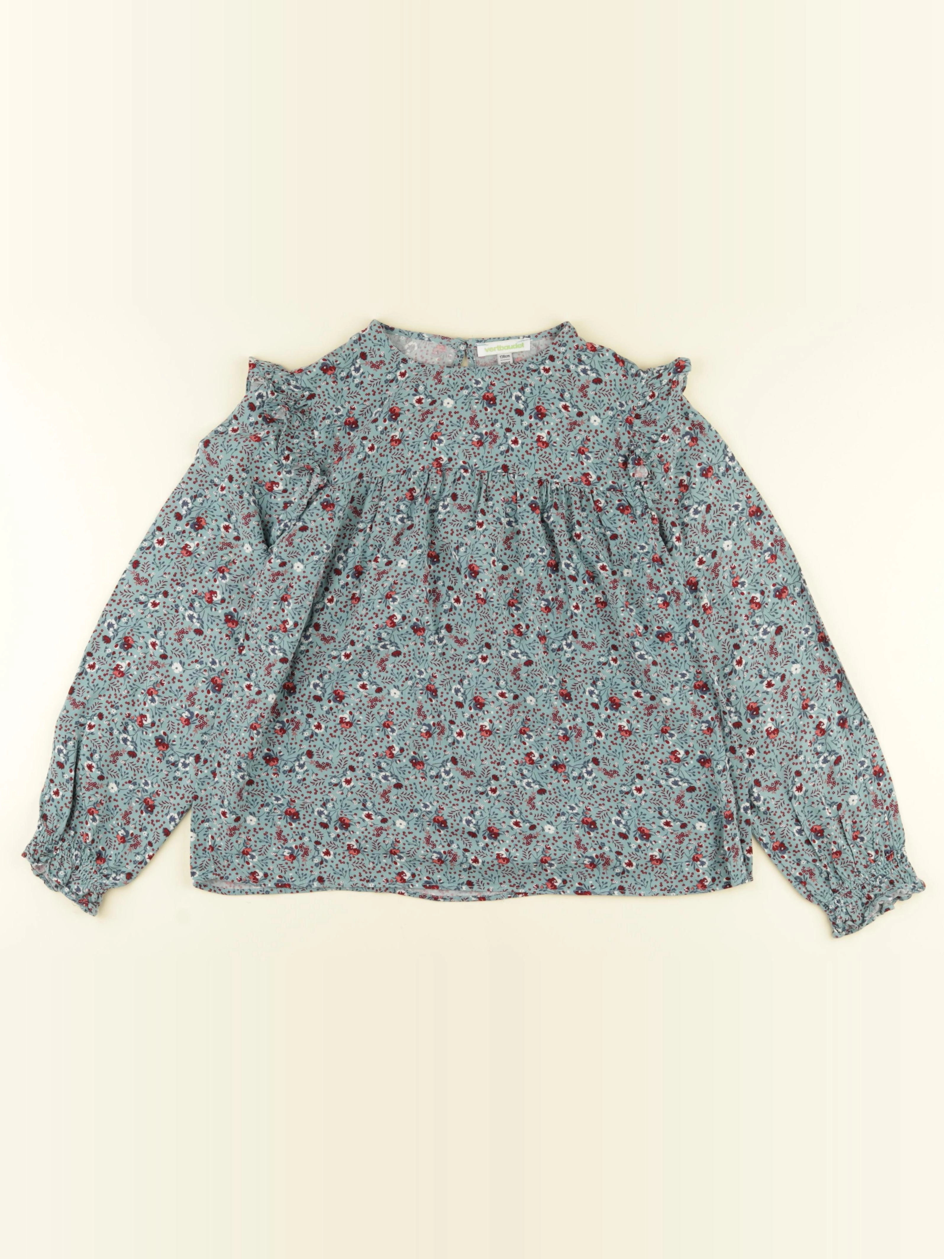 Vertbaudet - blouse vert - 10 ans