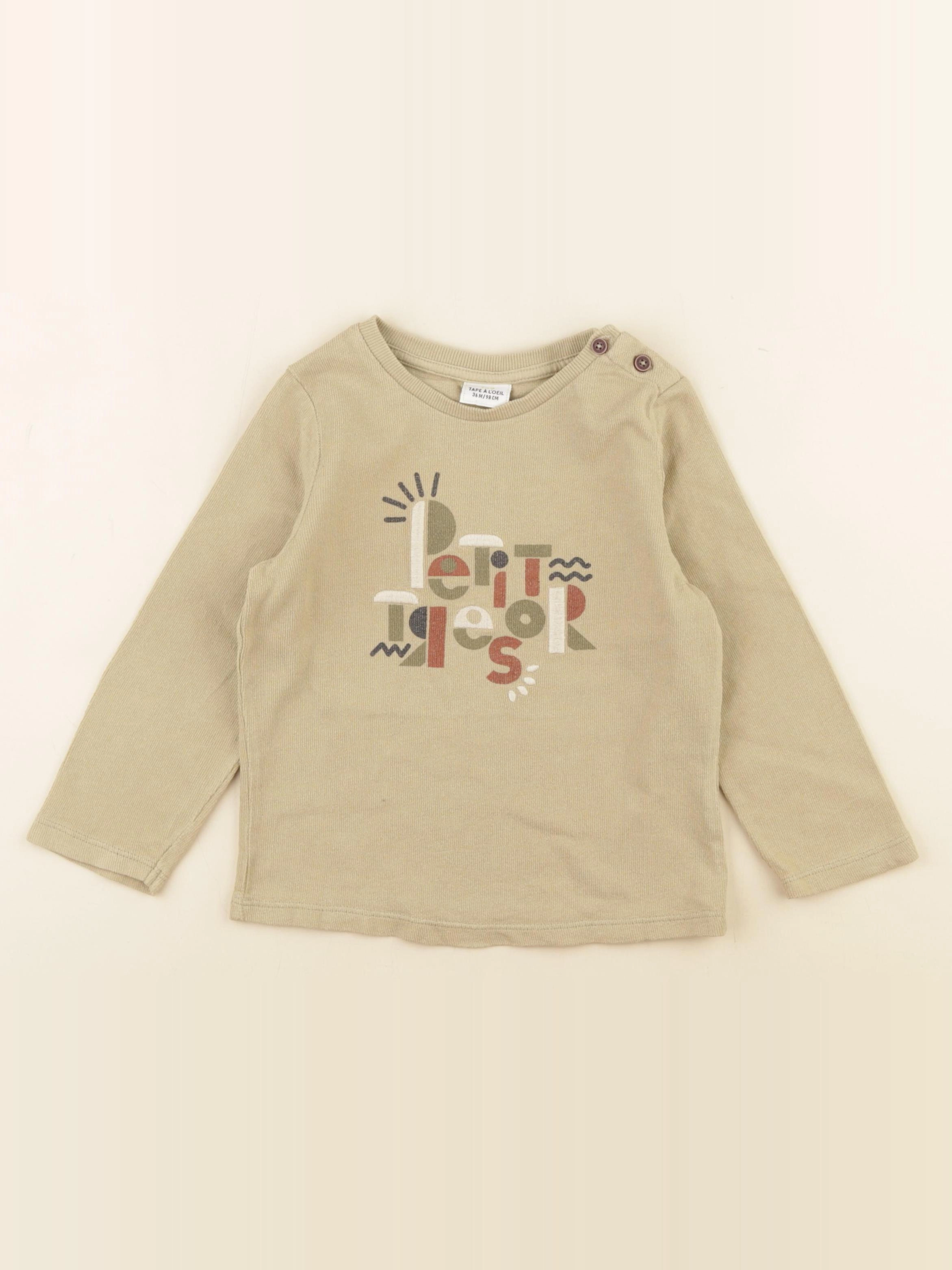 Tape à l'oeil - tee-shirt vert - 36 mois