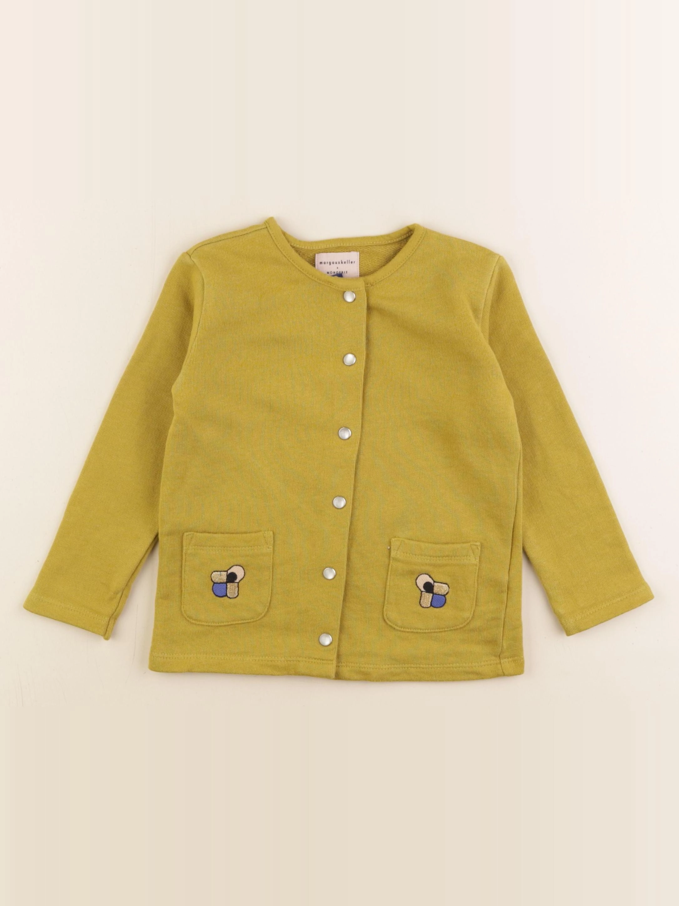 Monoprix x Margaux Keller - gilet vert - 24/36 mois