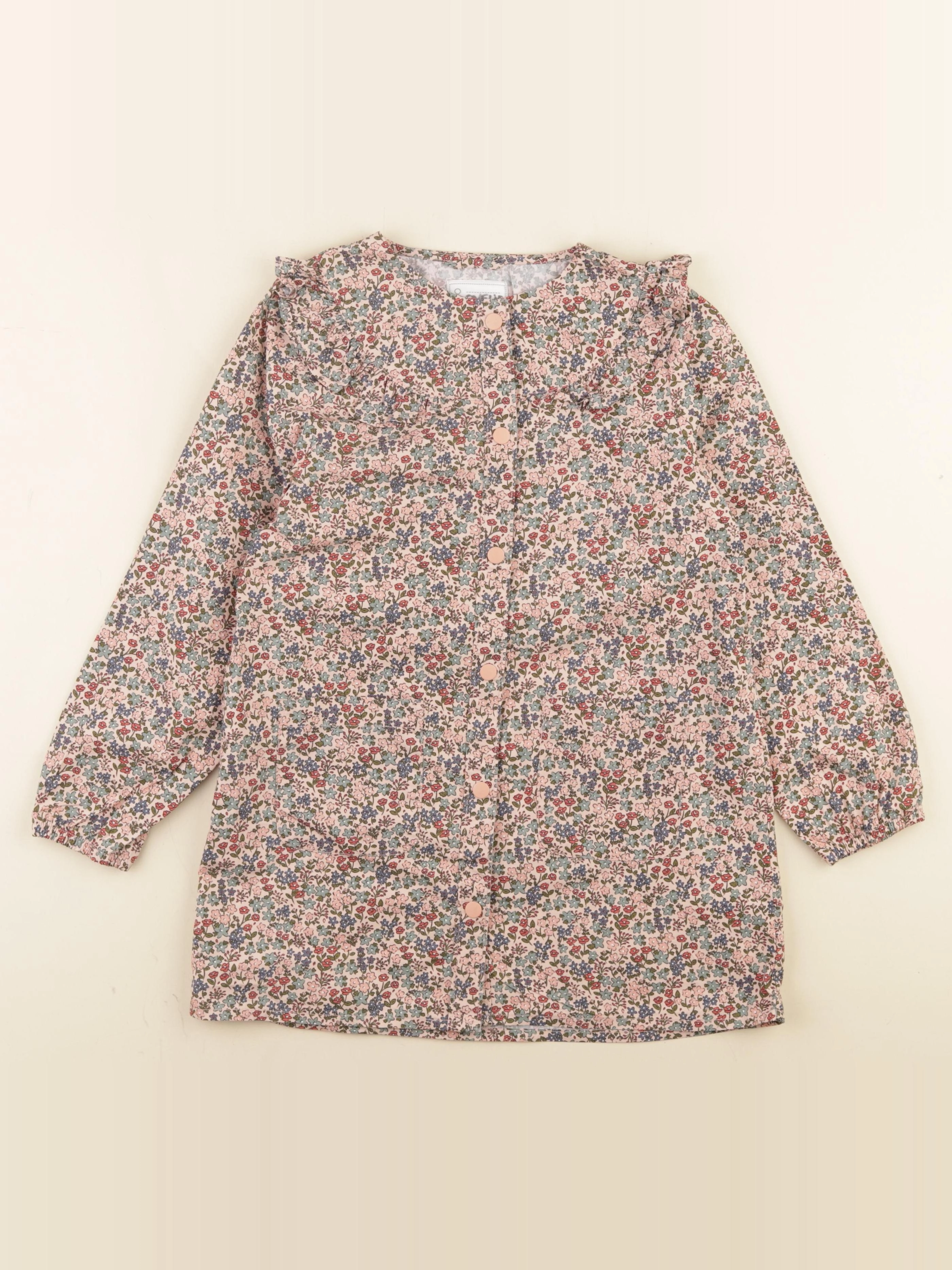 Vertbaudet - blouse d'école multicolore - 8 ans