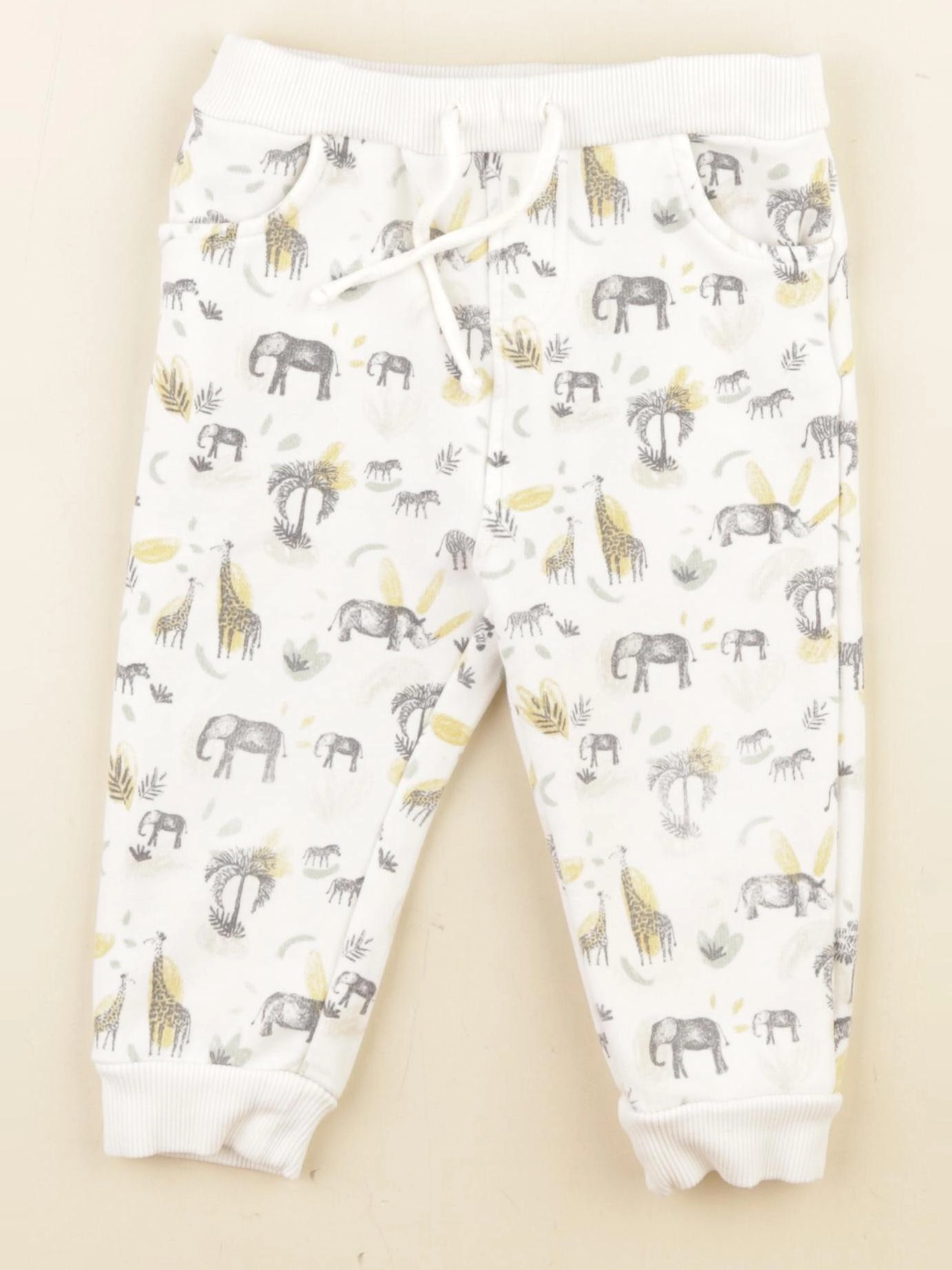 Tape à l'oeil - jogging blanc - 24 mois