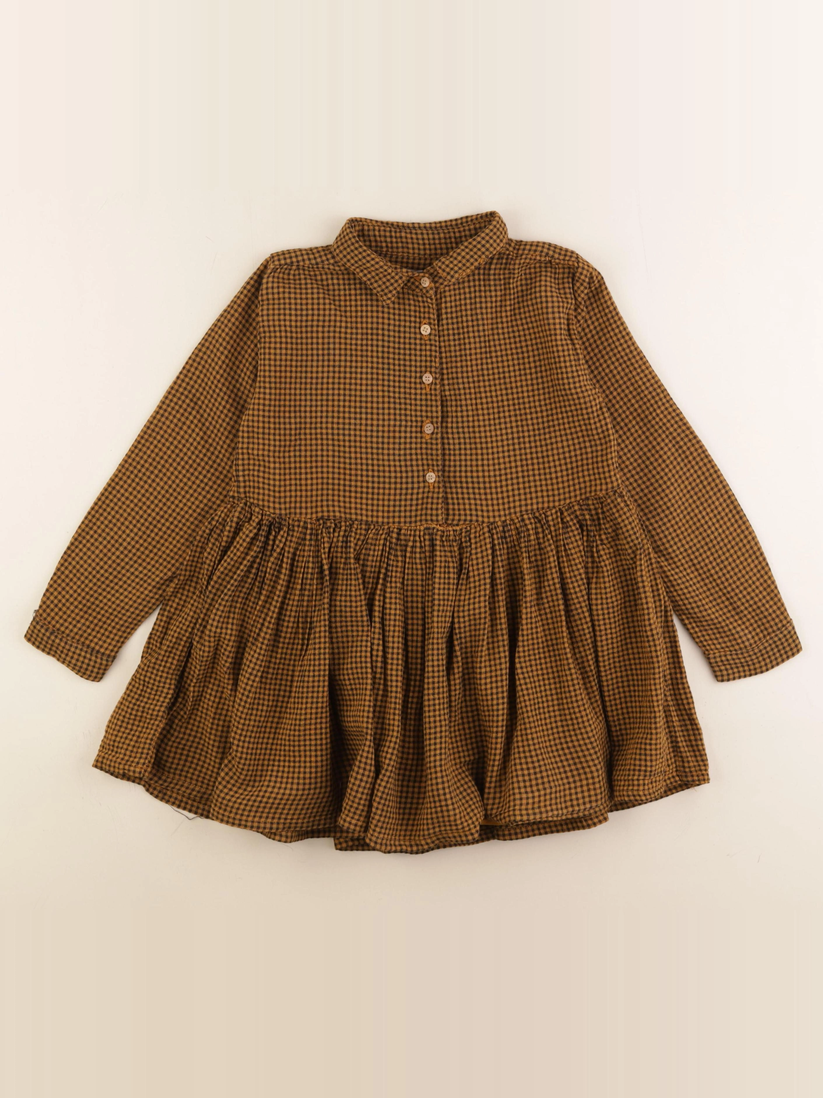 Emile et Ida - robe marron - 4 ans
