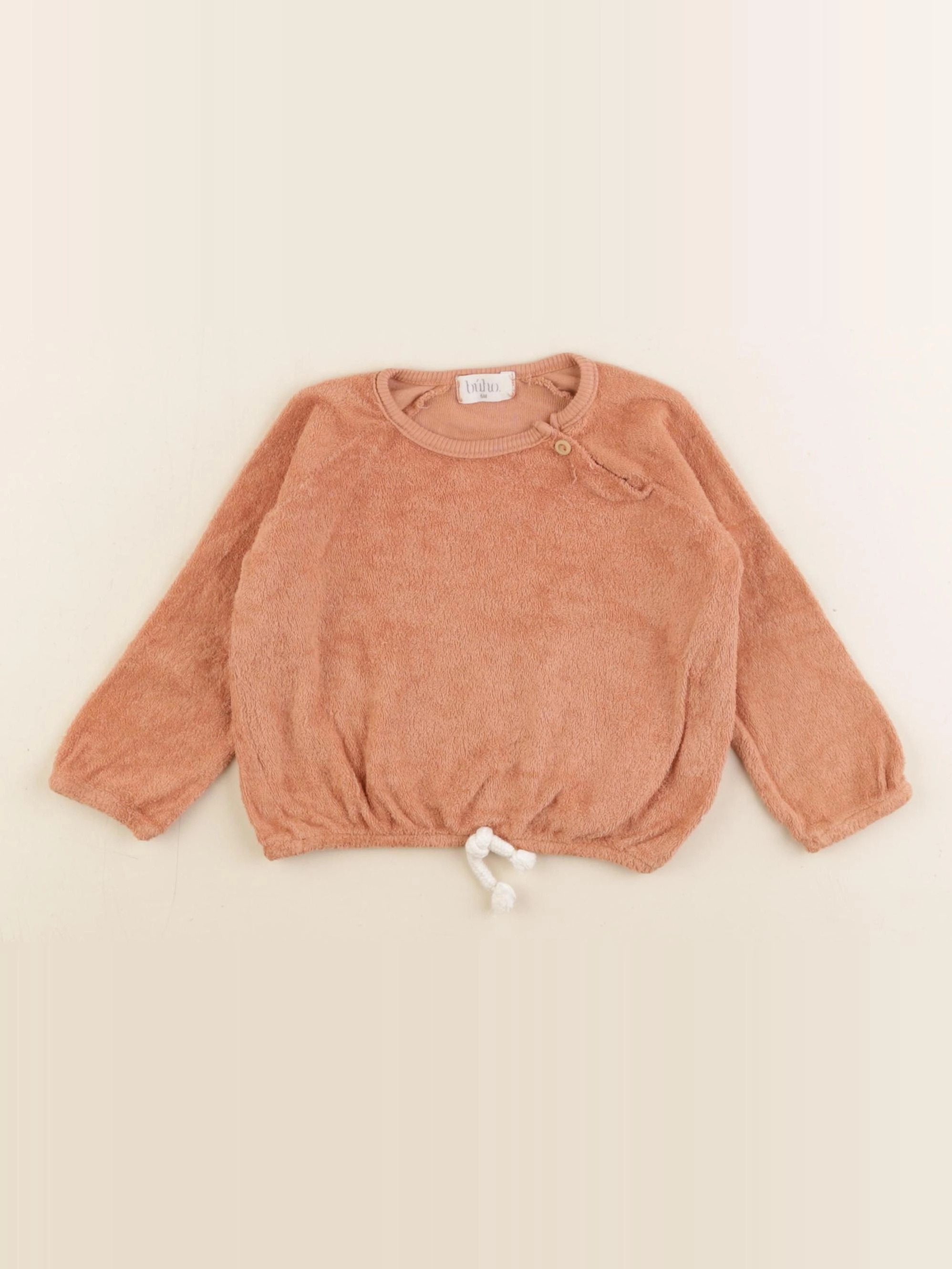 Buho - pull orange - 6 mois
