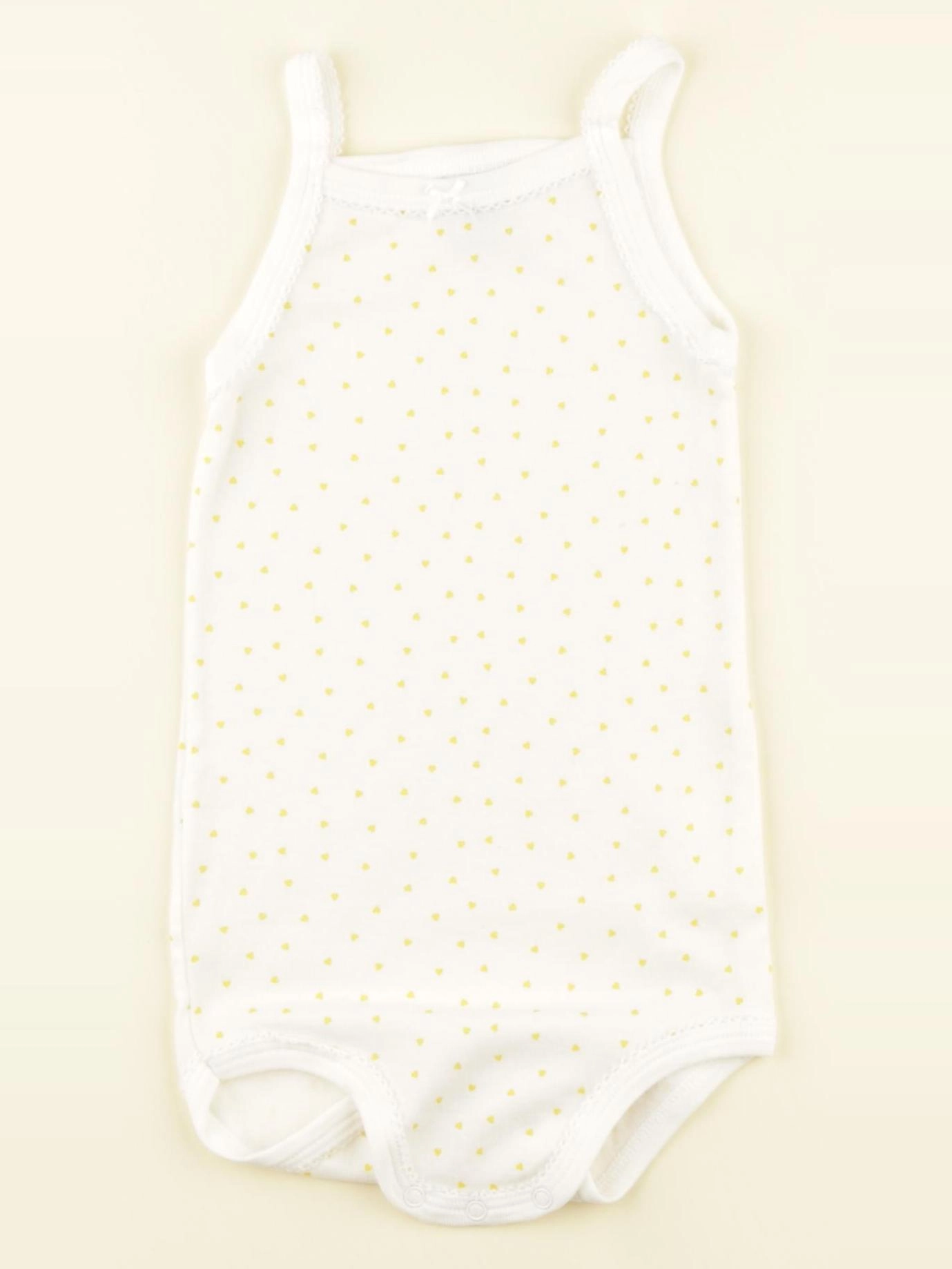 Petit Bateau - body jaune - 24 mois