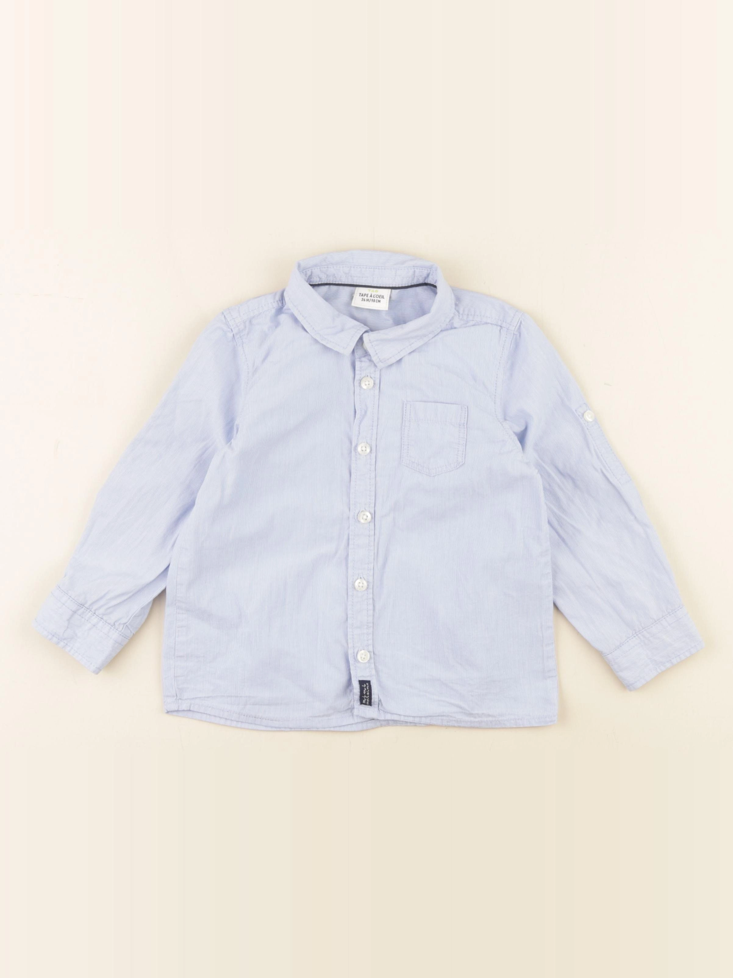 Tape à l'oeil - chemise bleu - 36 mois