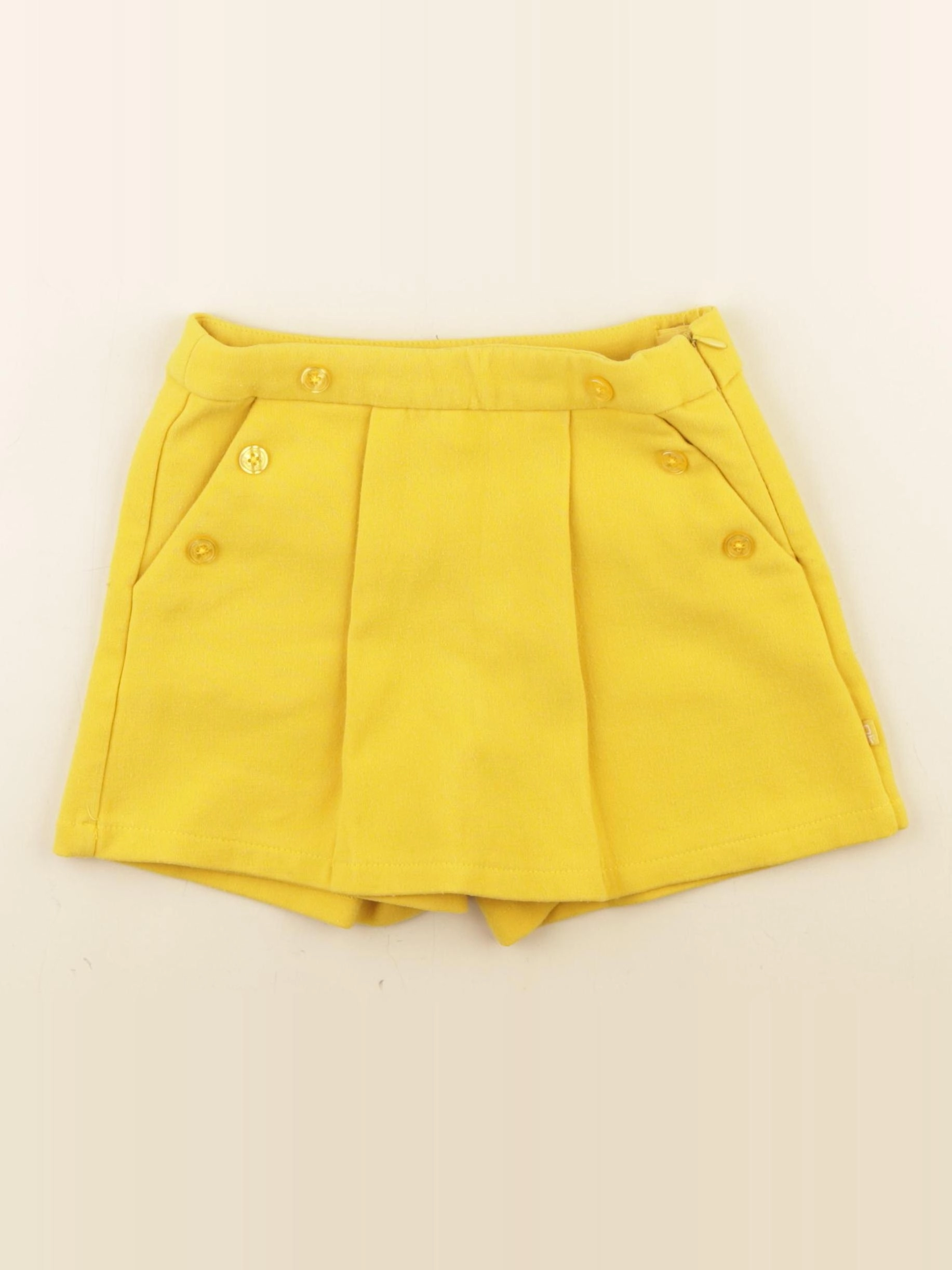 Okaidi - jupe short jaune - 6 ans