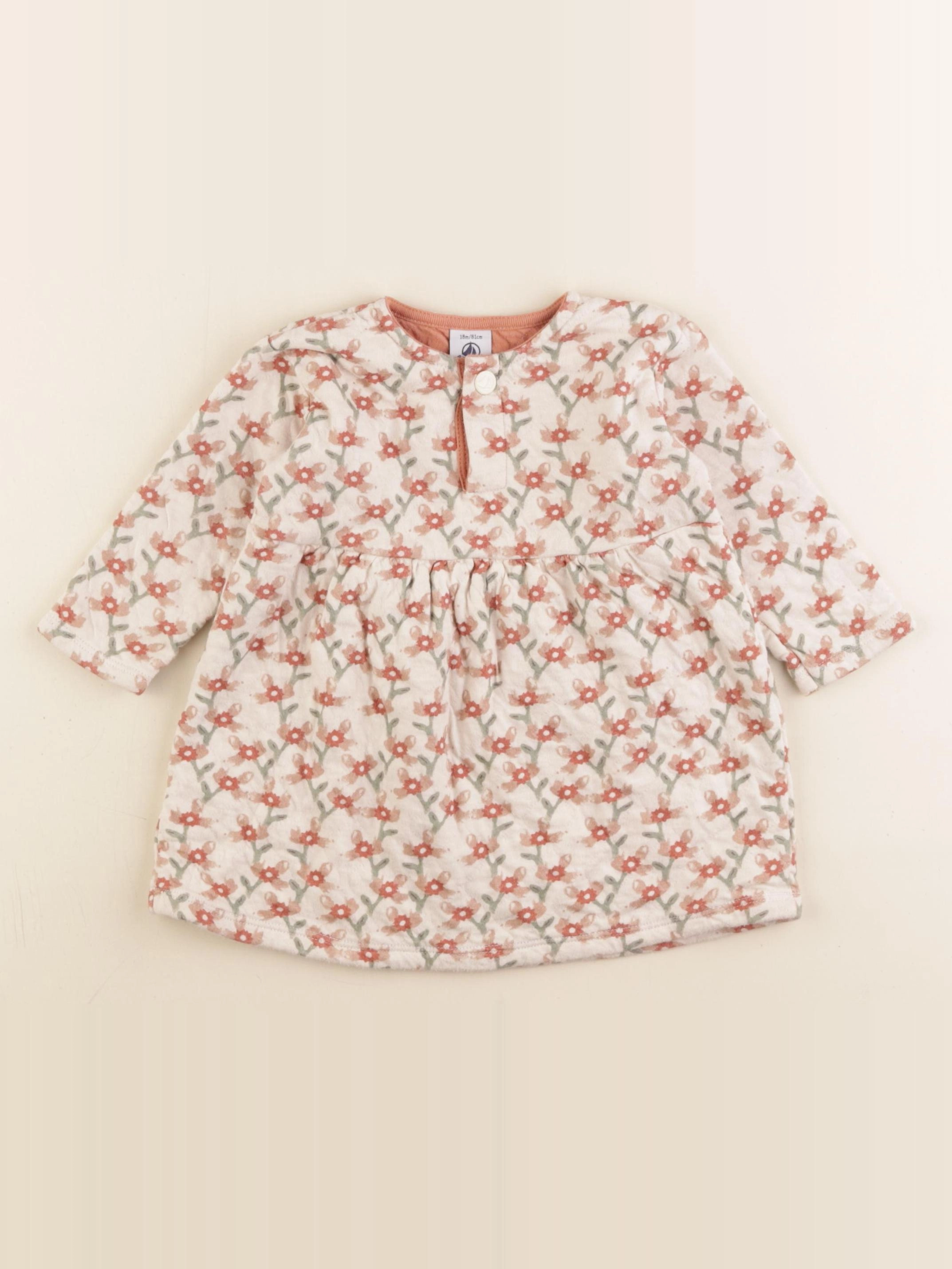 Petit Bateau - robe multicolore - 18 mois