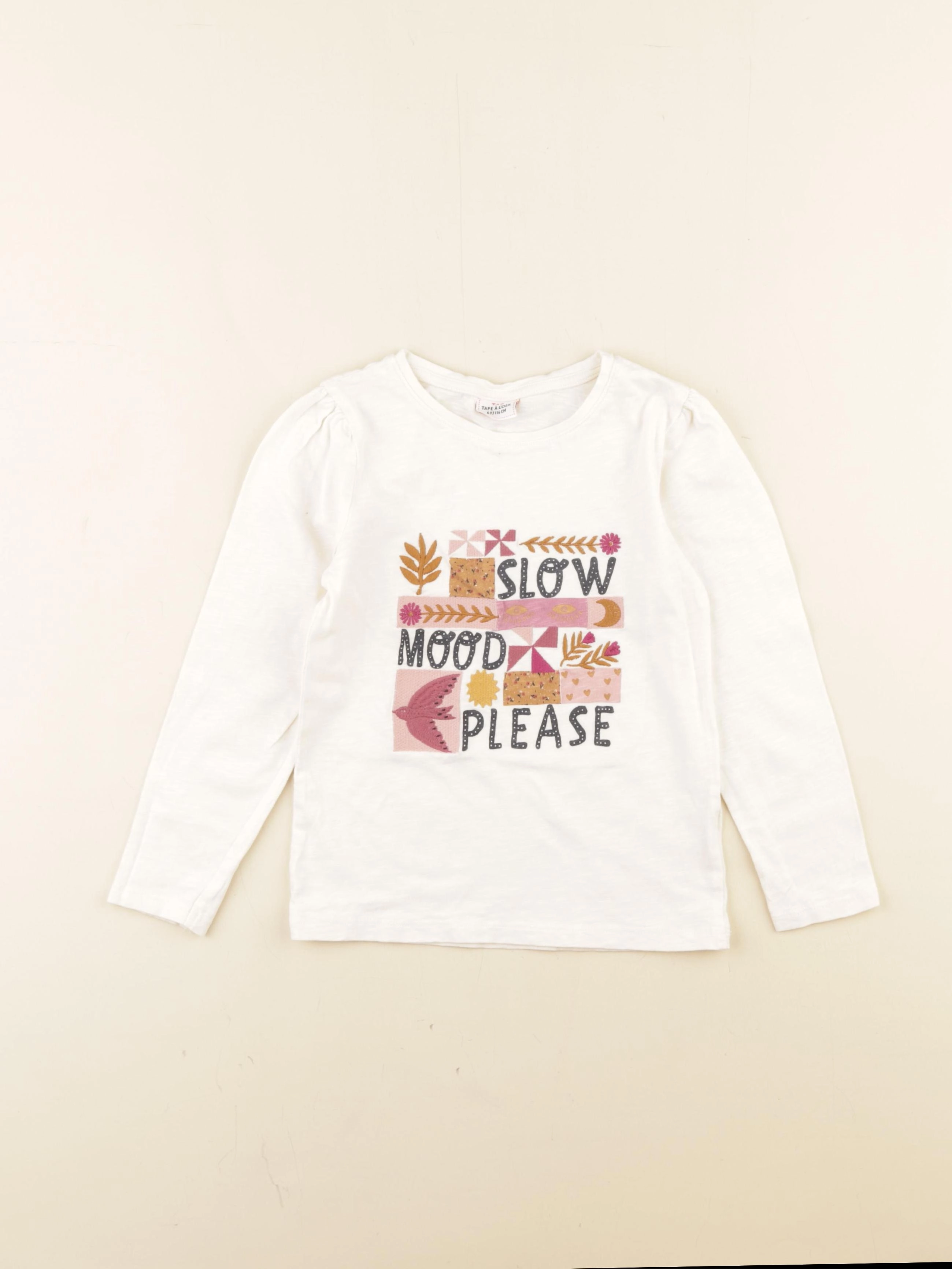 Tape à l'oeil - tee-shirt blanc - 6 ans