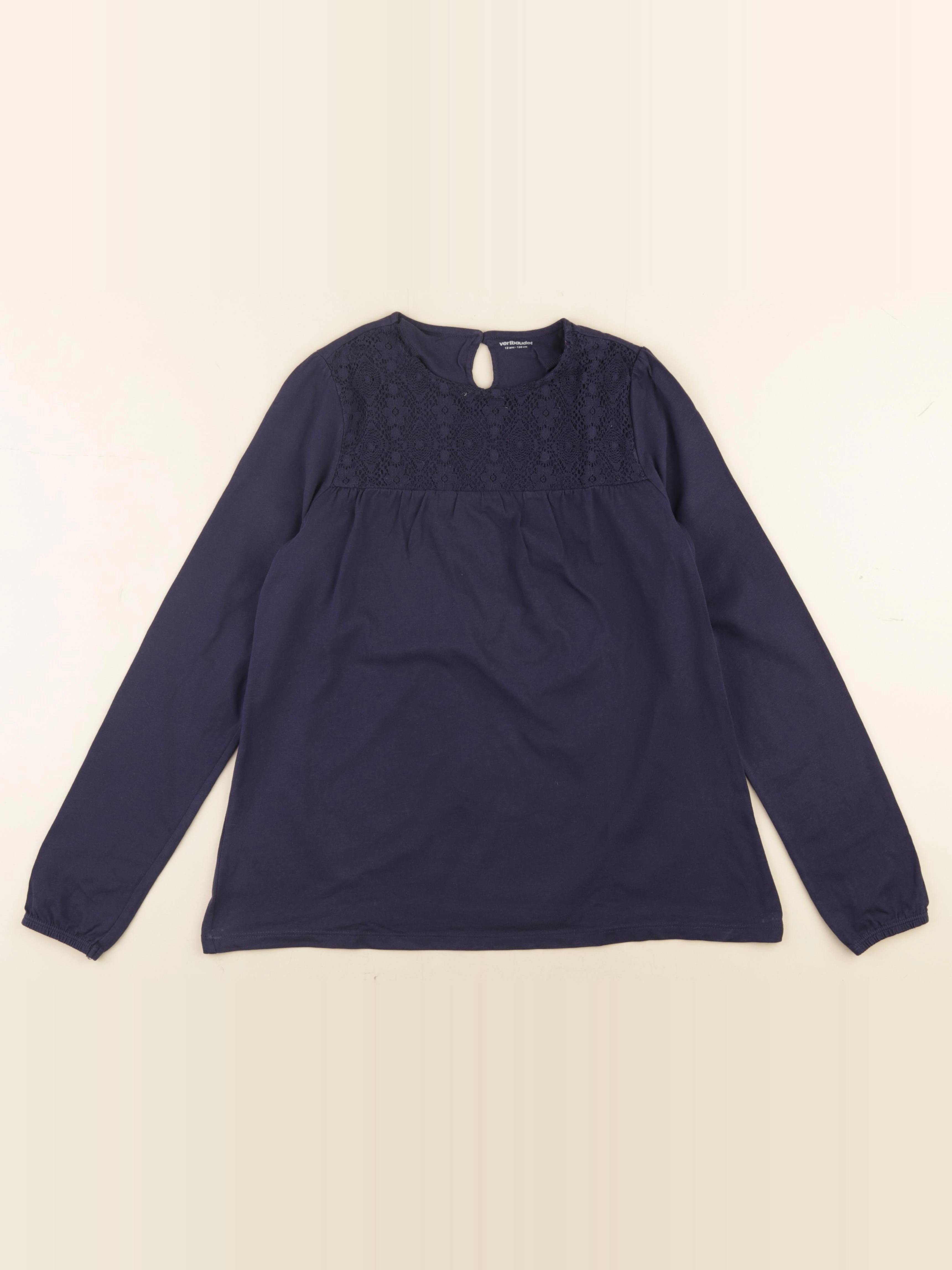 Vertbaudet - tee-shirt bleu - 12 ans