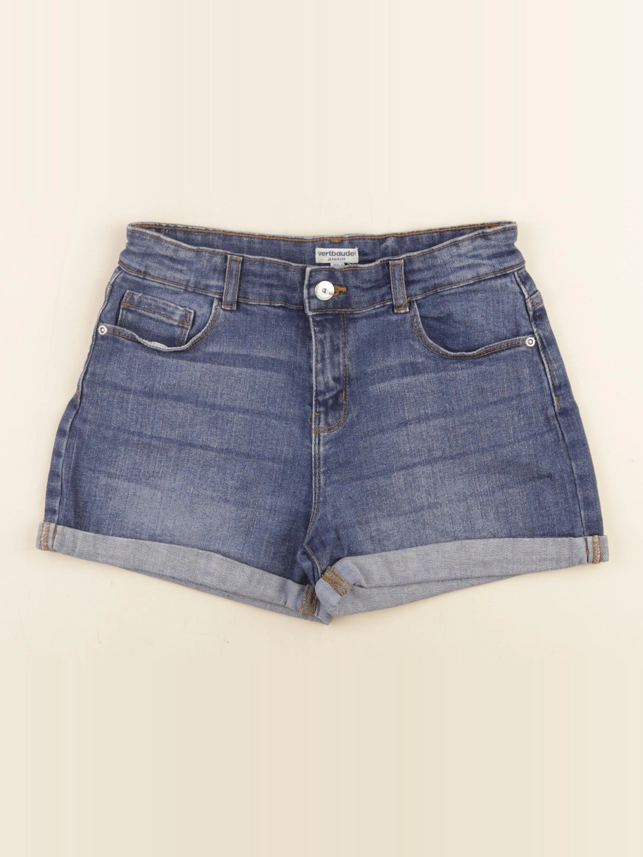 Vertbaudet - short bleu - 14 ans